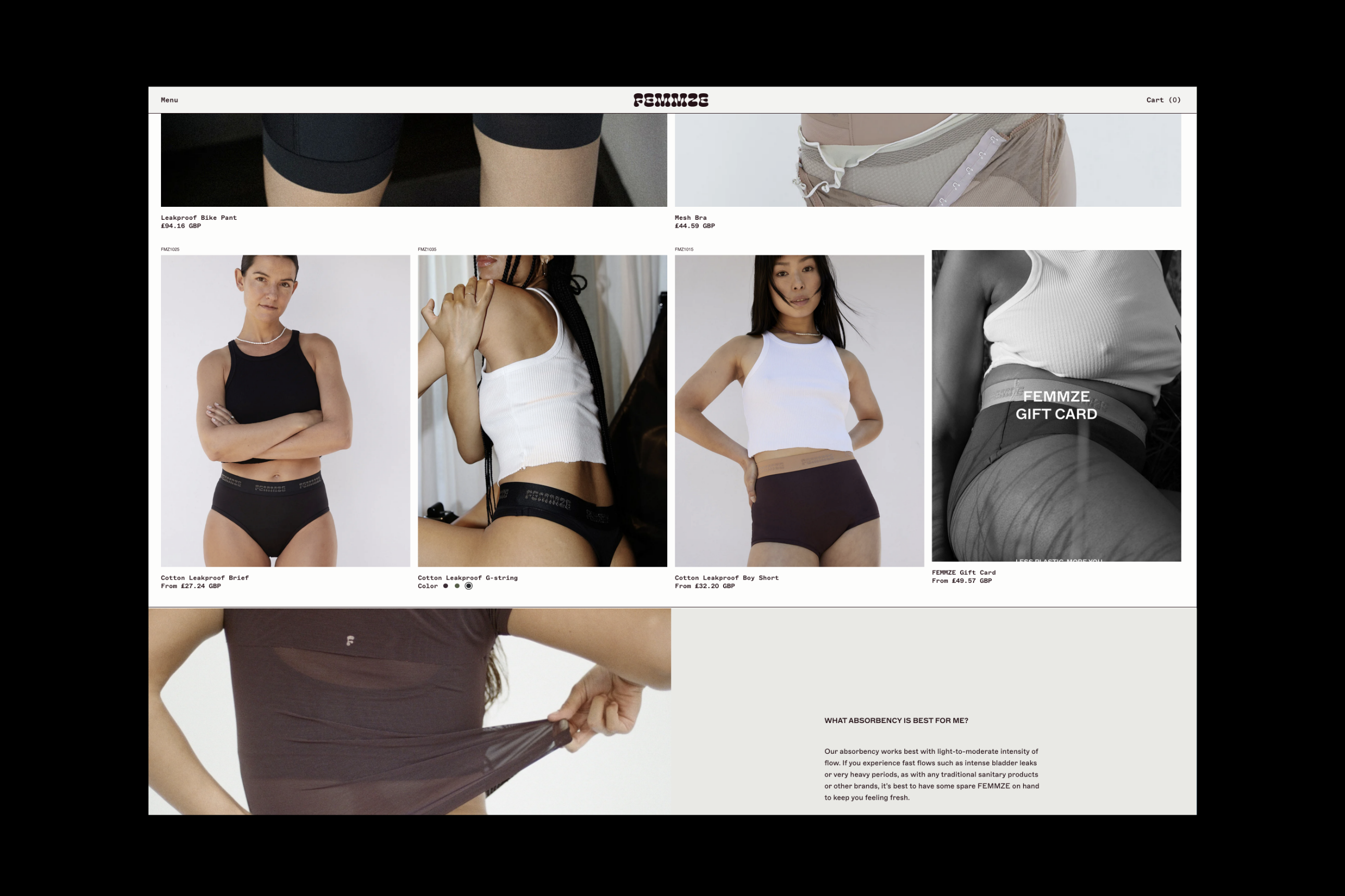 Femmze — Web Design, Desktop