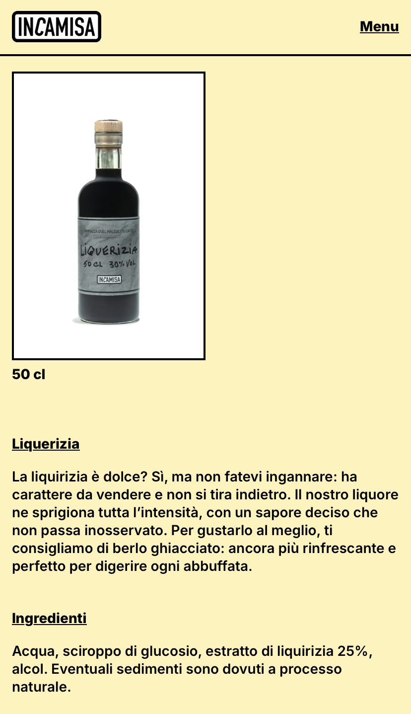 giallo.studio graphic web-design for Incamisa