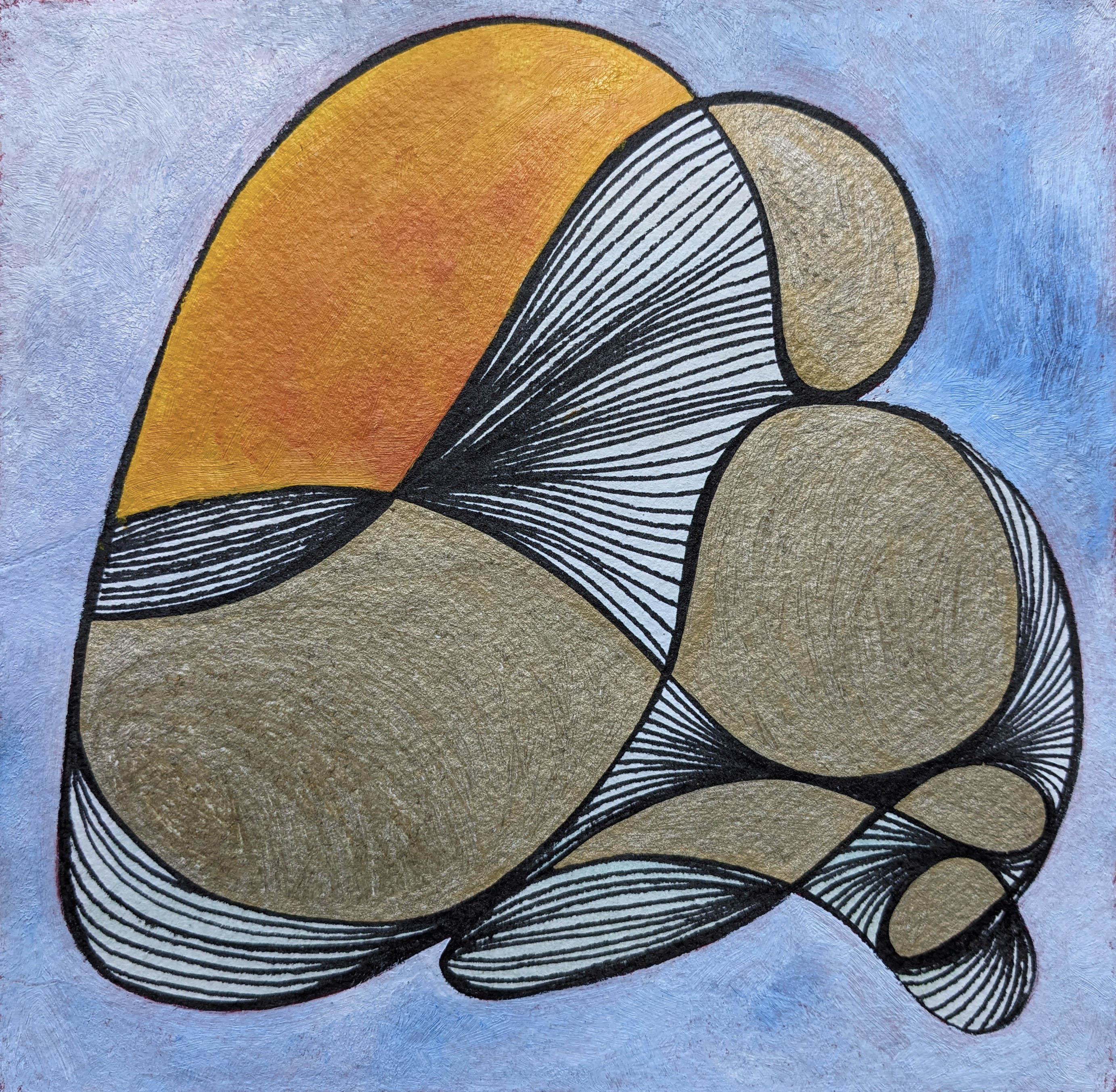 Gold / mixed media on paper