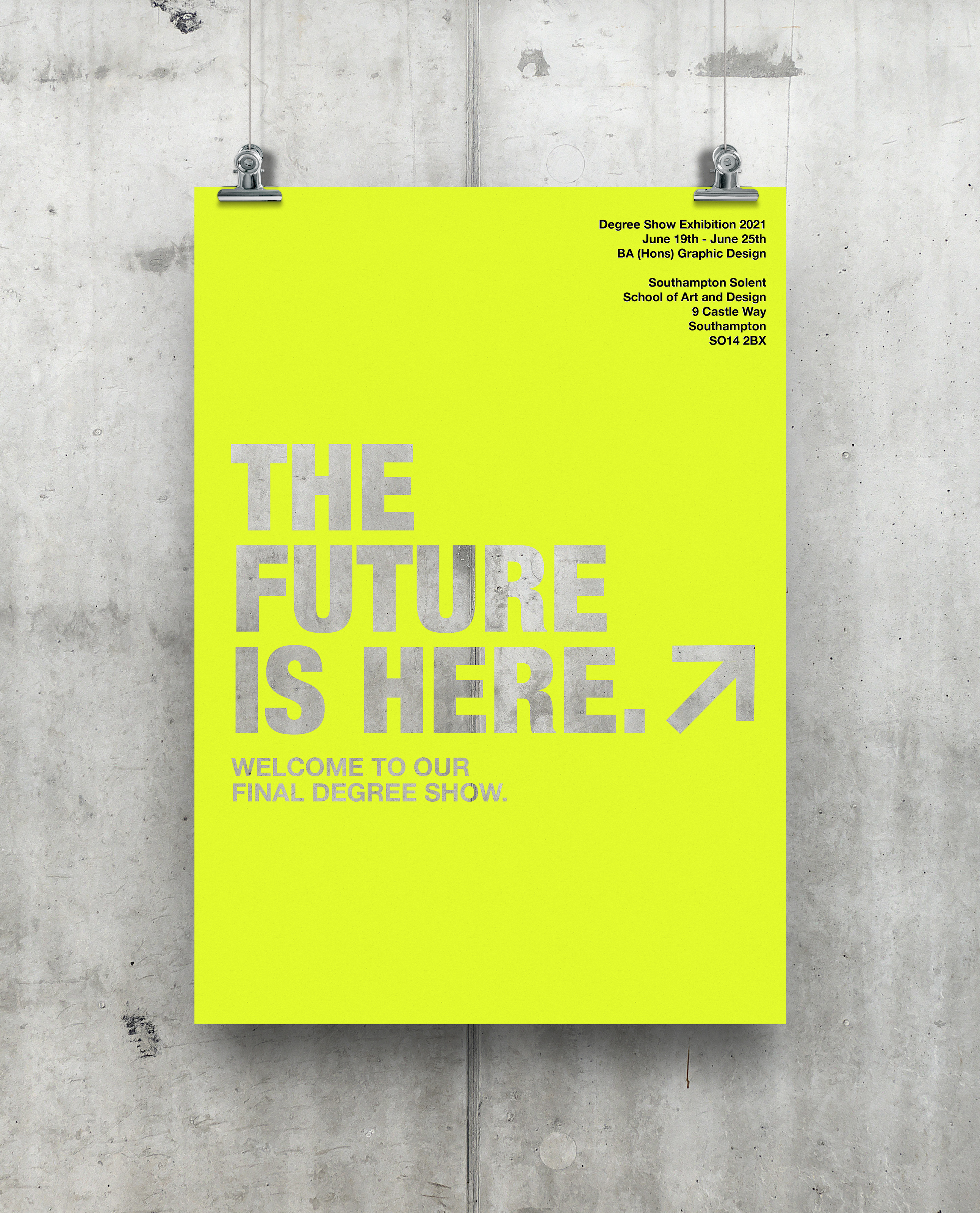 Degree Show Poster