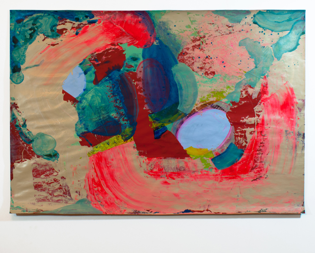 untitled (passive), 2014 acrylic on paper, 100x70cm