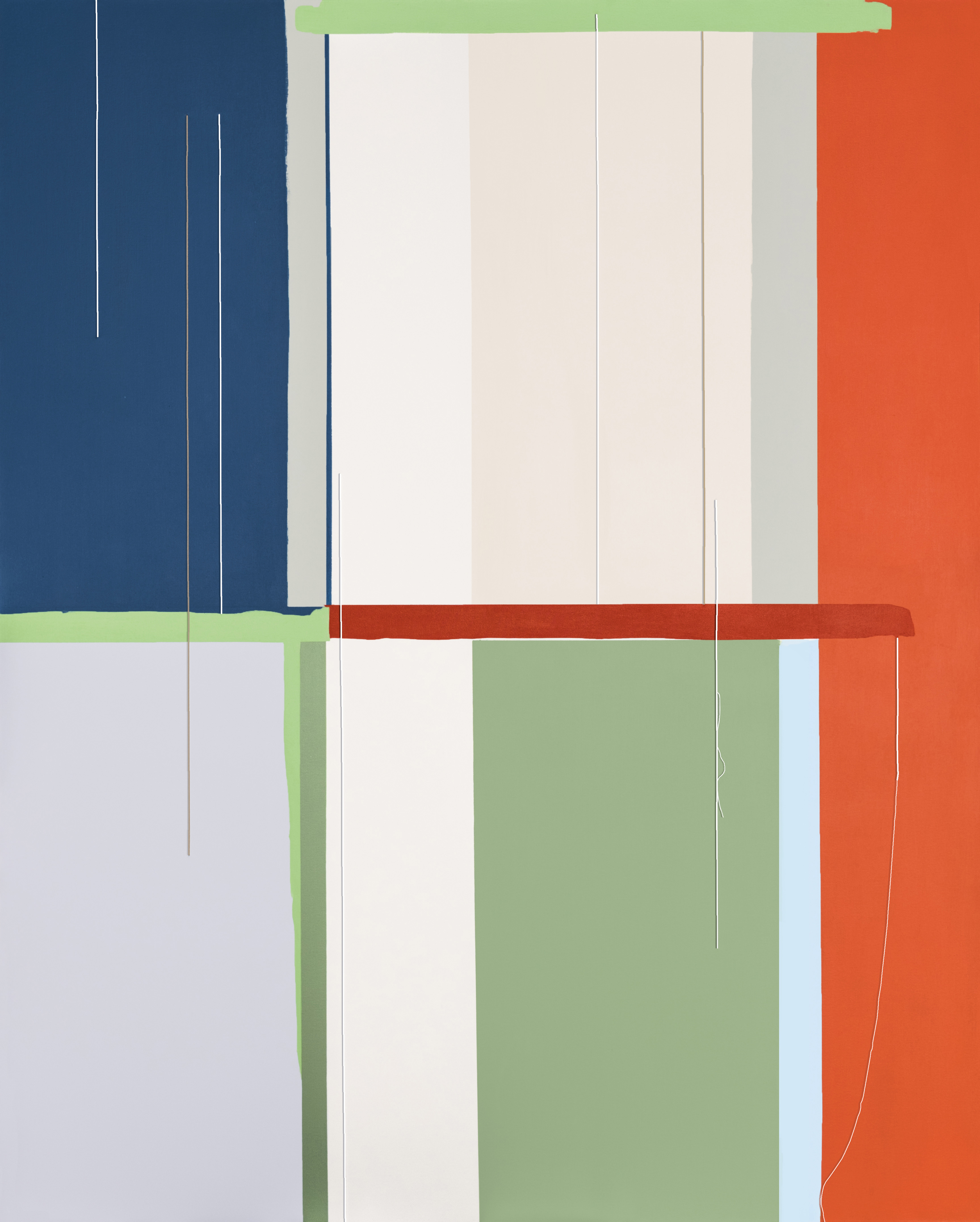 UNTITLED #565 | Acrylic and hand embroidery on canvas | 150 x 120 cm | 2019