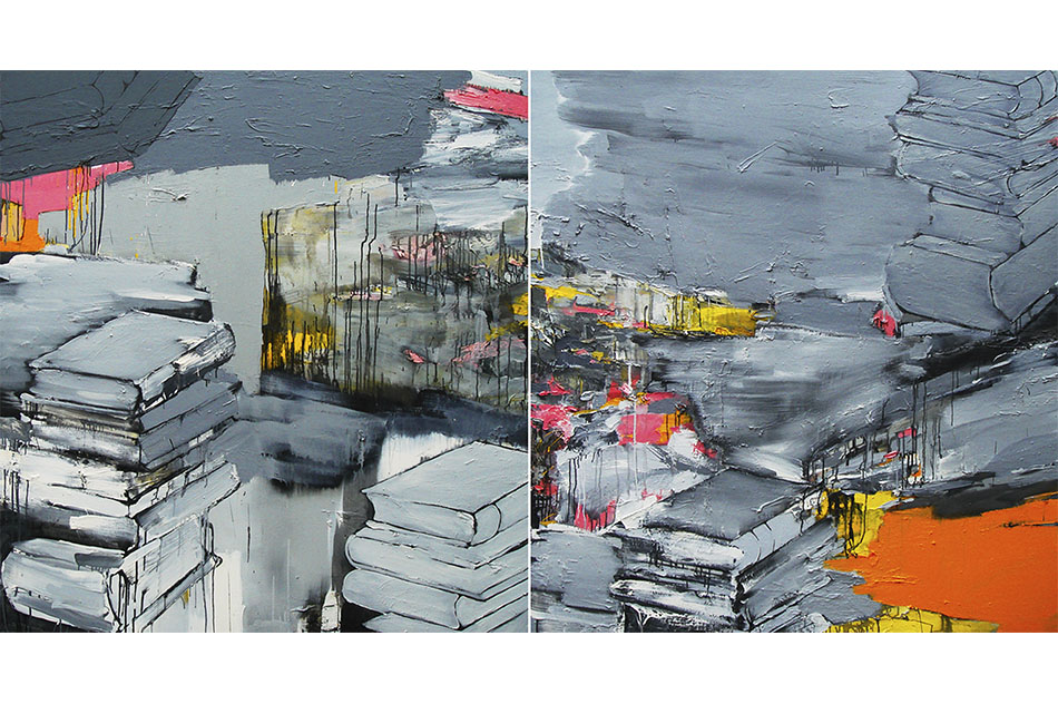 Grace WeinribGrey Books, 2007Oil on canvas160 x 300 cm