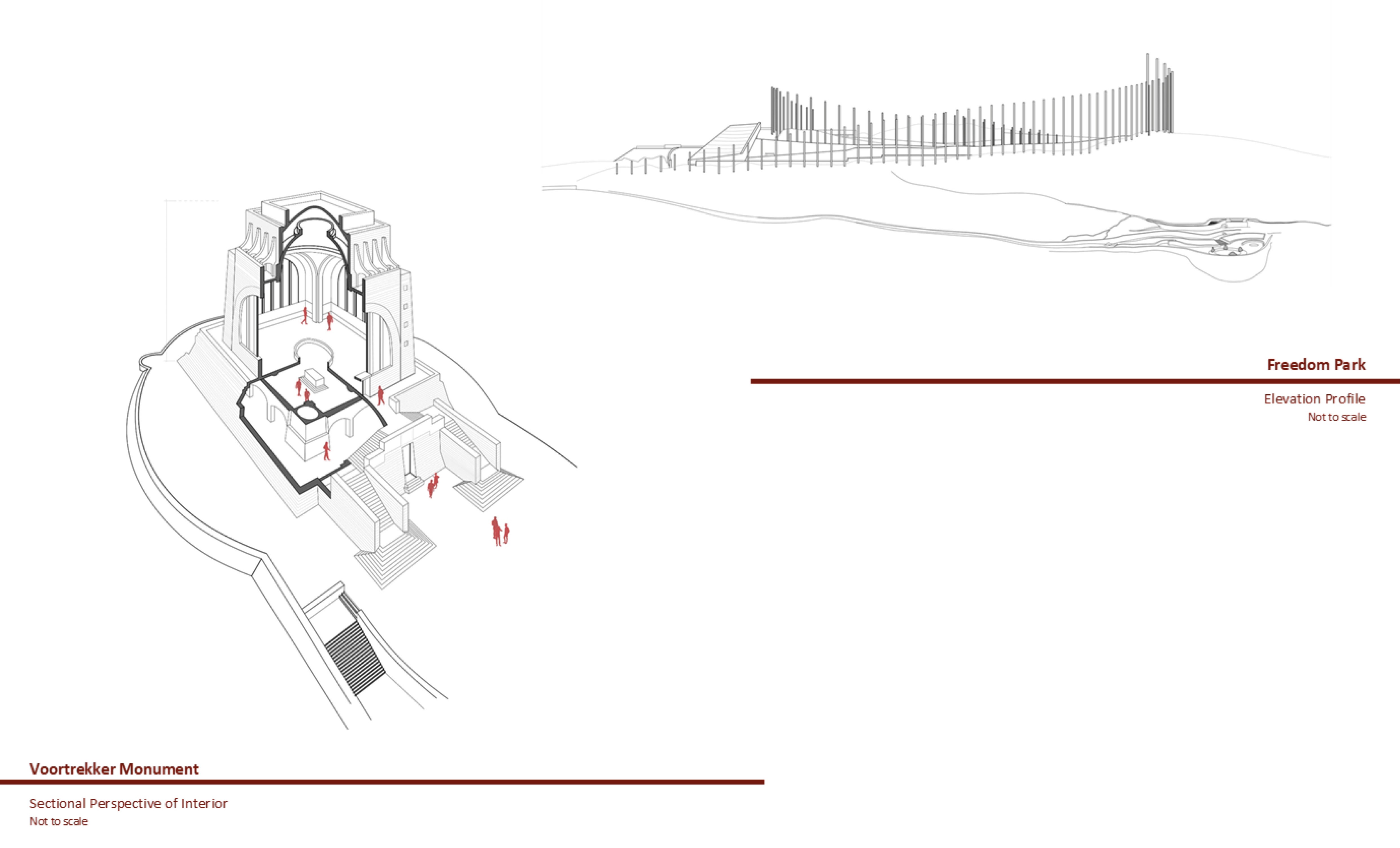 Conflicting Forms - Voortrekker Monument & Freedom Park. Vipond, M. Unit 15X. 2022