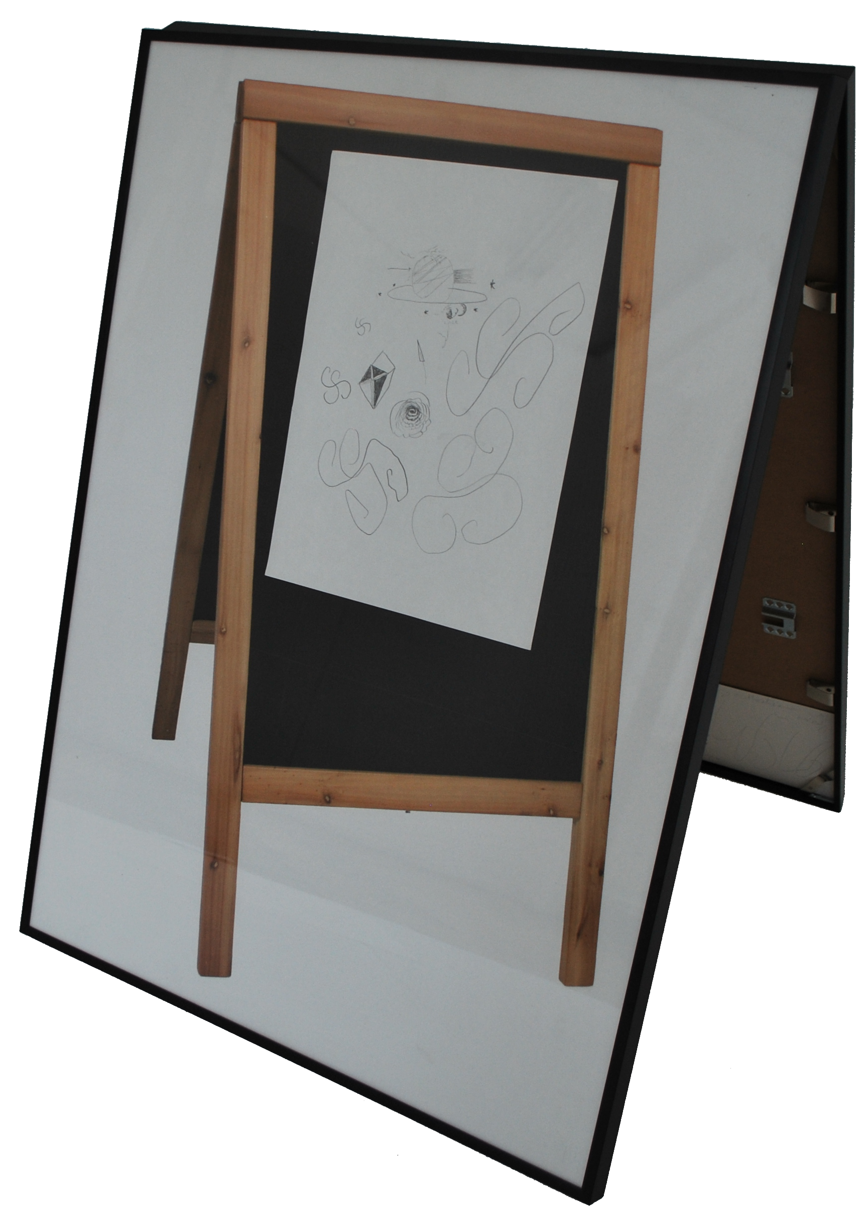 ⬆ display for two or maybe three drawings, 2015