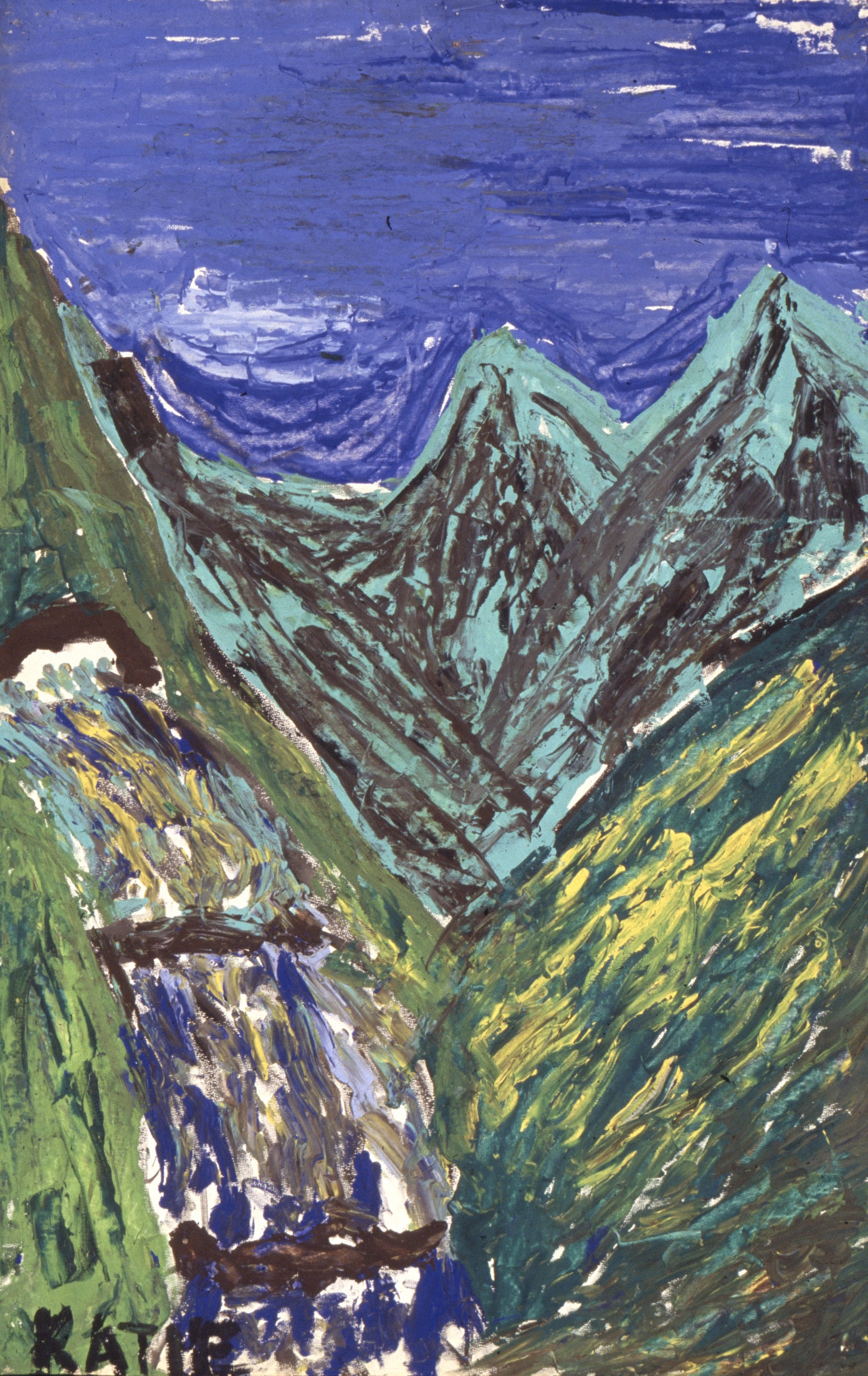 Green Steep Mountains