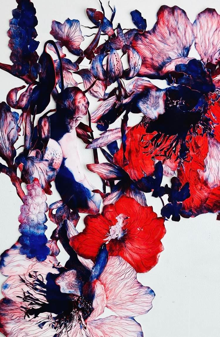 #5Wall collage for "Jorinde und Joringel", 2022