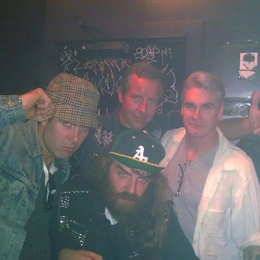 mugging with Rollins backstage L.A 2014