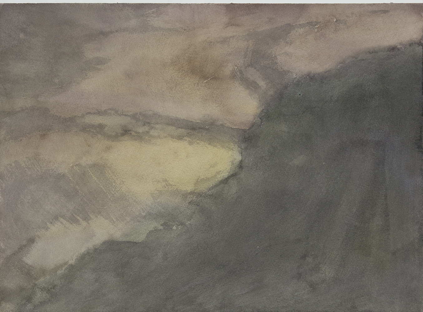 Versants, lumière, soir (IV)aquarelle sur papier28 x 38 cm, 2024