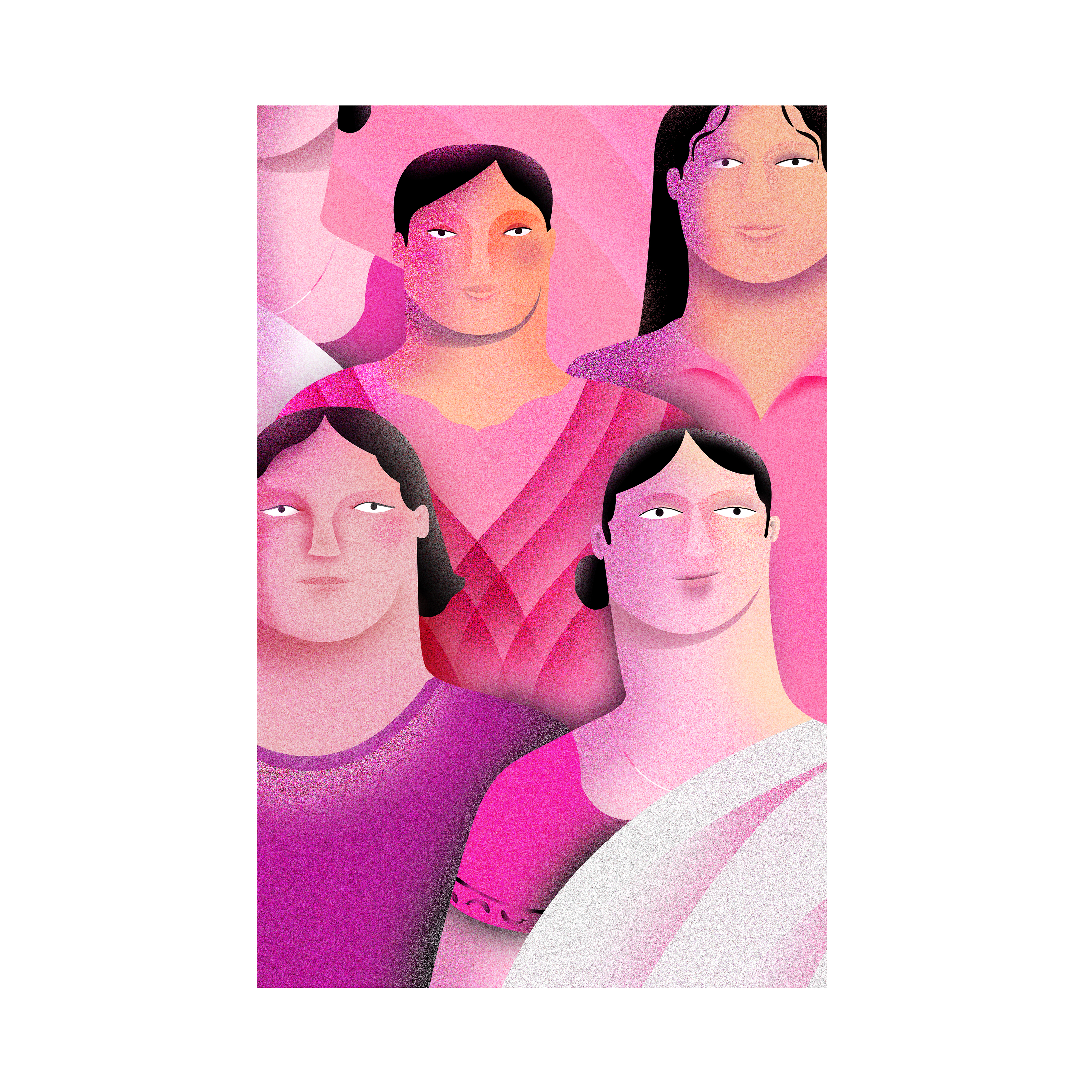 Ladies Illustration. Kiran Joan