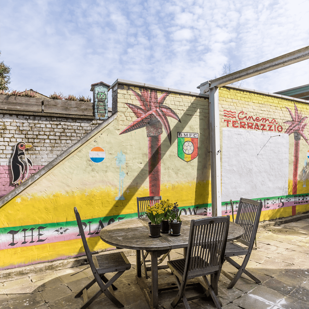 Restyling woonkamer en terras