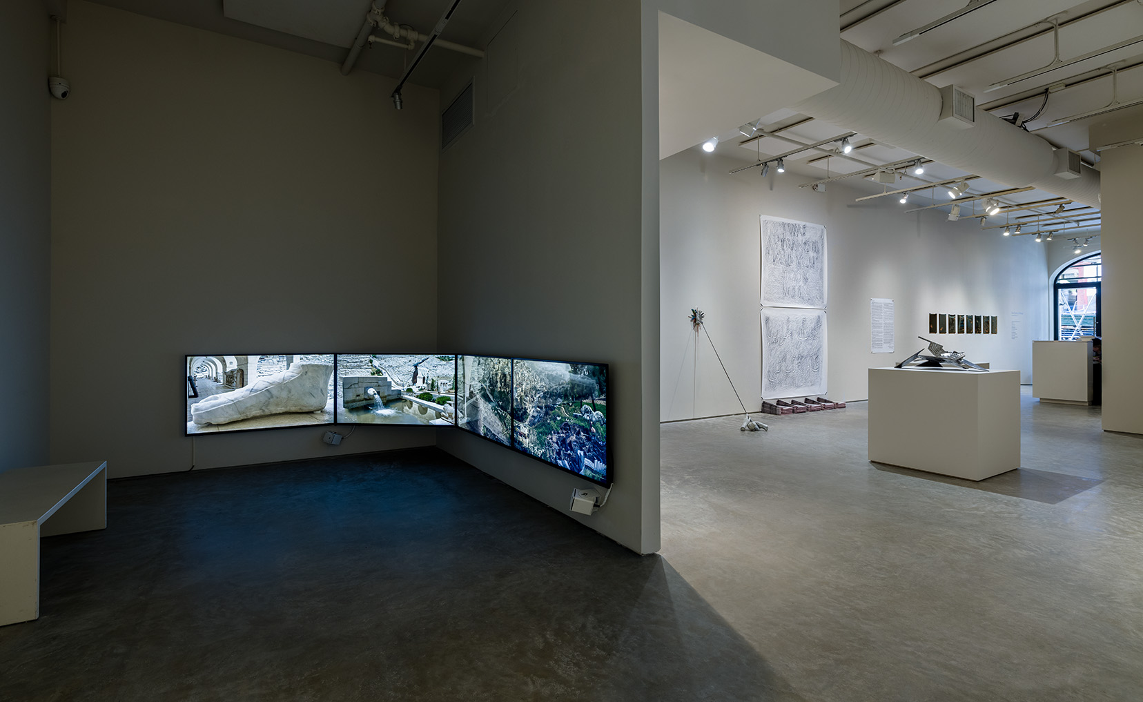 Installation View of "Two Grains of Wheat," 2023. Photo by Etienne Frossard. 