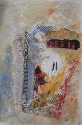 Je stappen zijn een nieuw lied etc. Werk op papier Dit werk is verkocht.