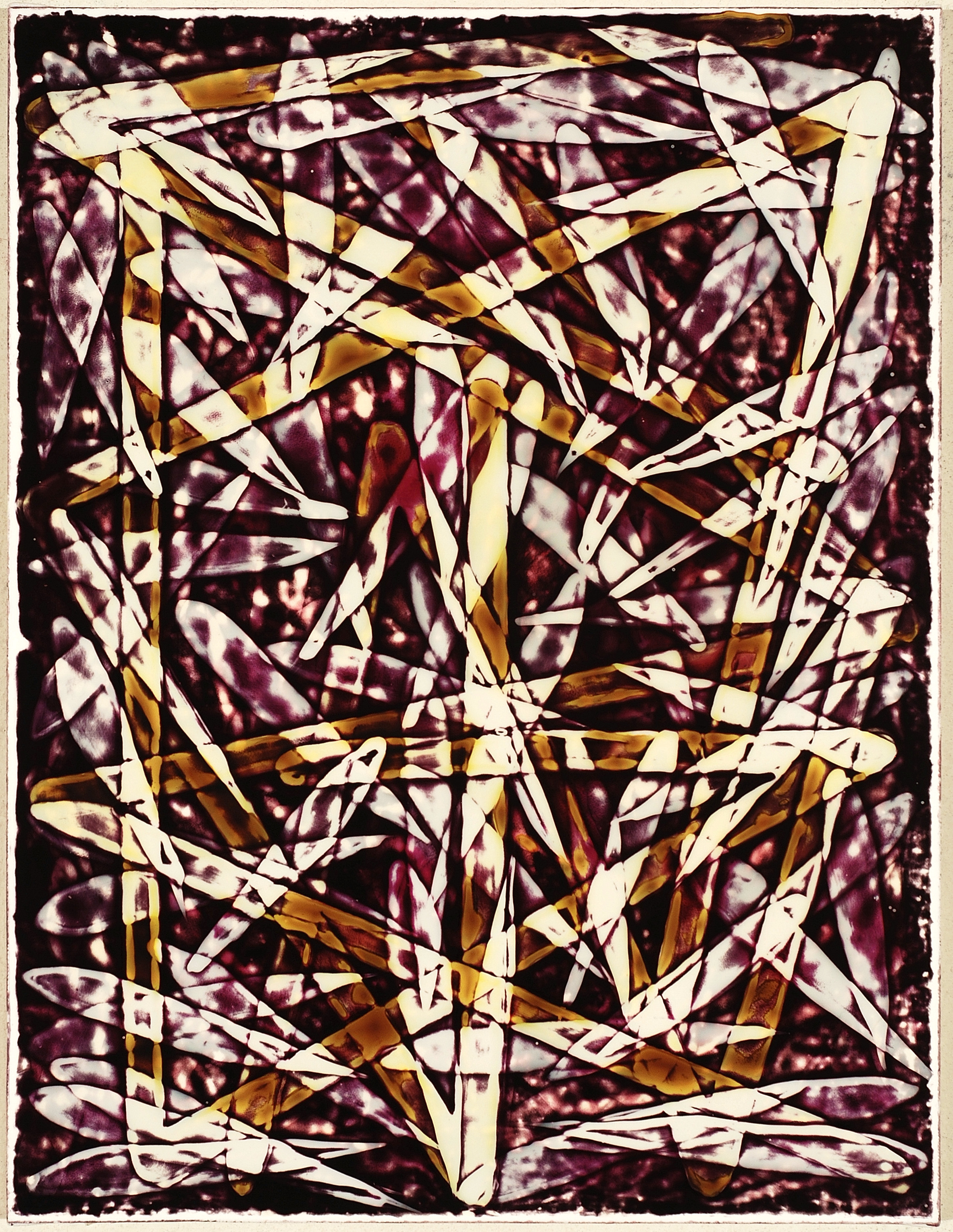 2020 VII, acrylic on canvas over board, 21.5 x 16.5 inches