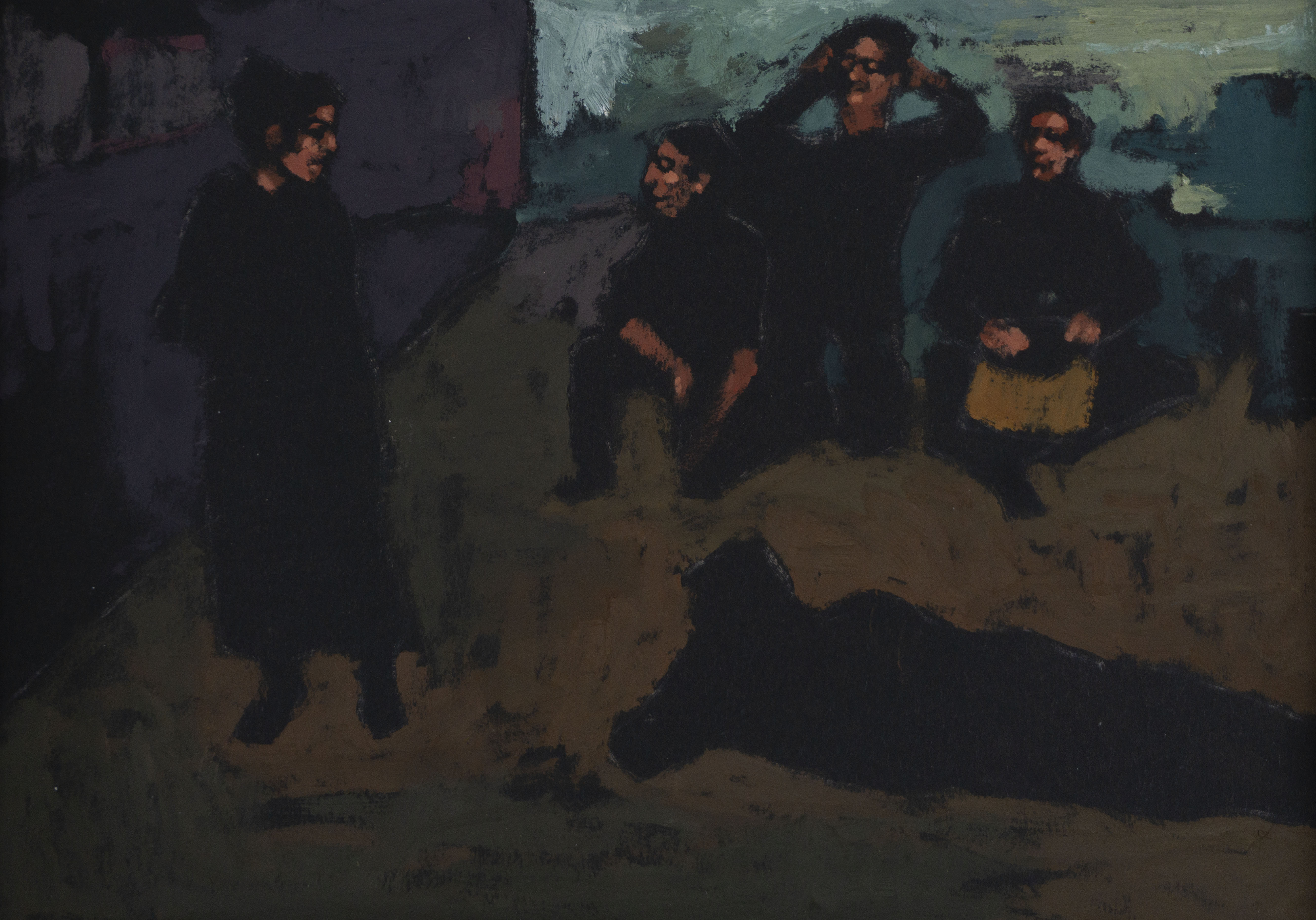 24x34 C.M. Oil on paper