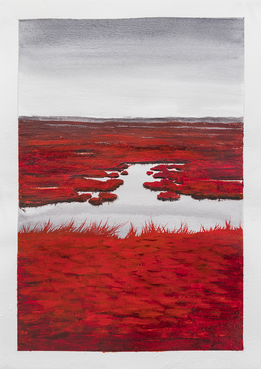 Ségolène Kan Aukstumala, 2025 Aquarelle sur papier 30 x 21 cm Courtesy de l'artiste et de la Galerie Anne de Villepoix