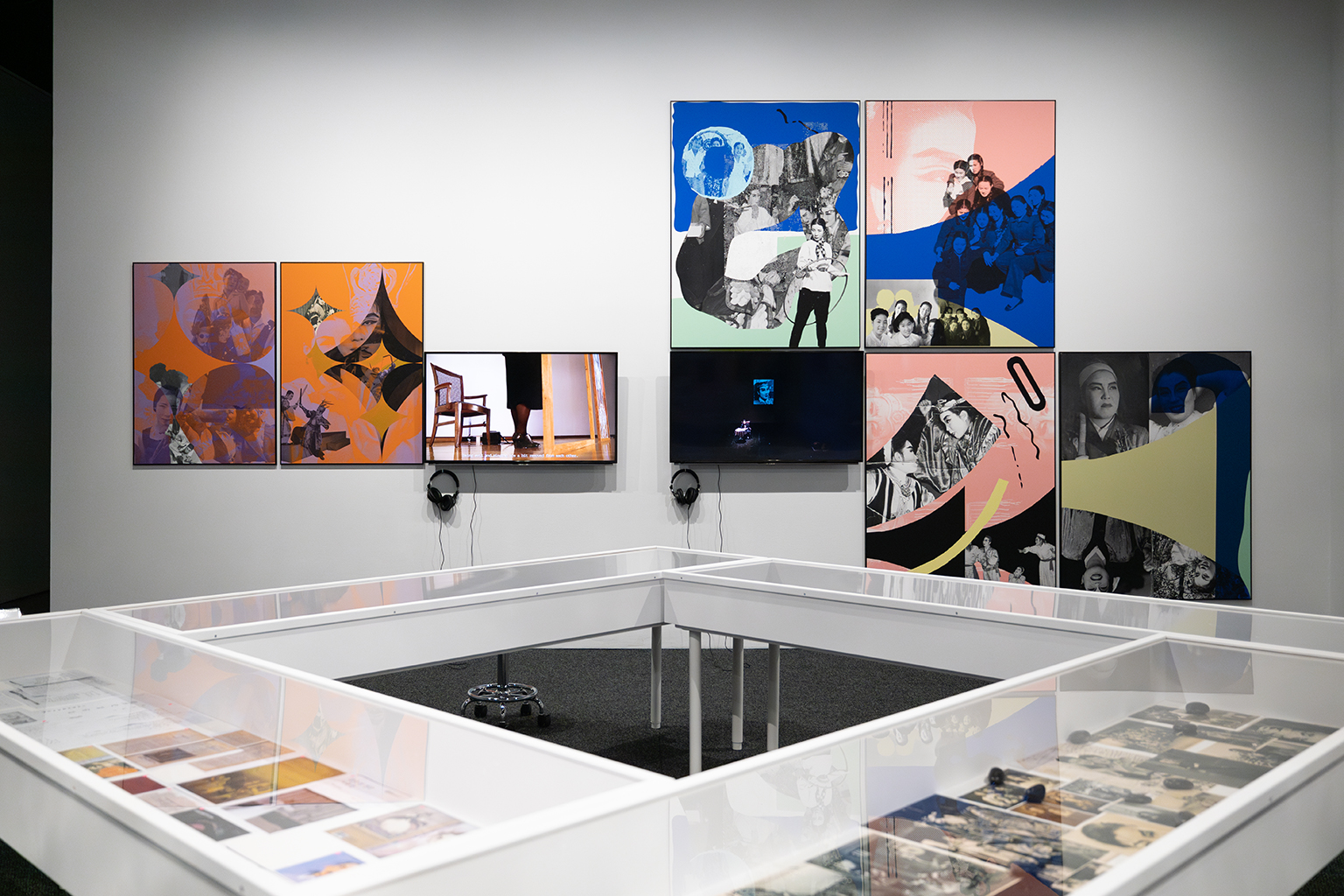 siren eun young jung. The Yeoseong Gukgeuk Project: Hijack the Gender!, Leonard & Bina Ellen Gallery (MOMENTA 2023). Photo : Mike Patten.