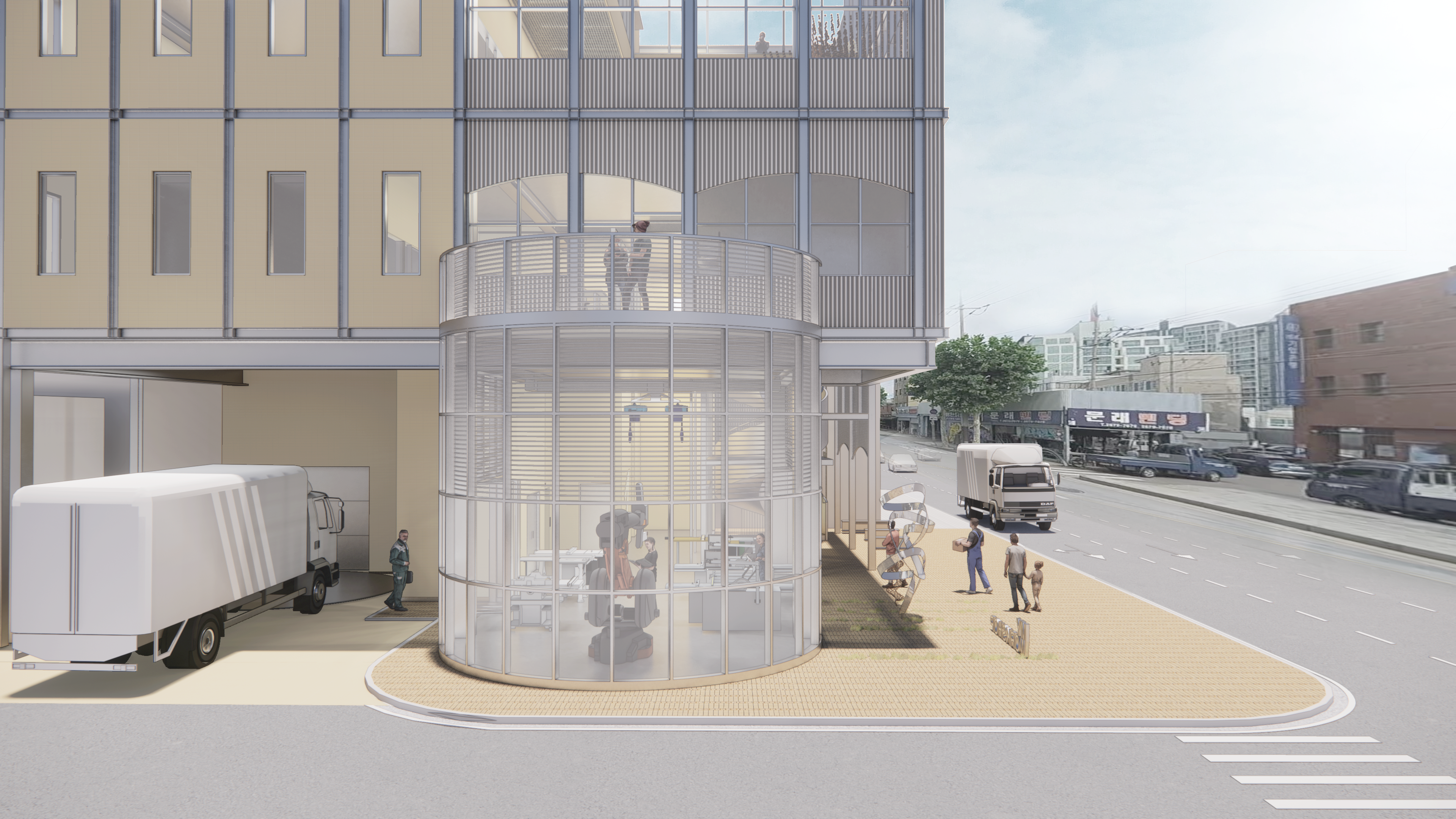 1F Workpshop & Loading Bay