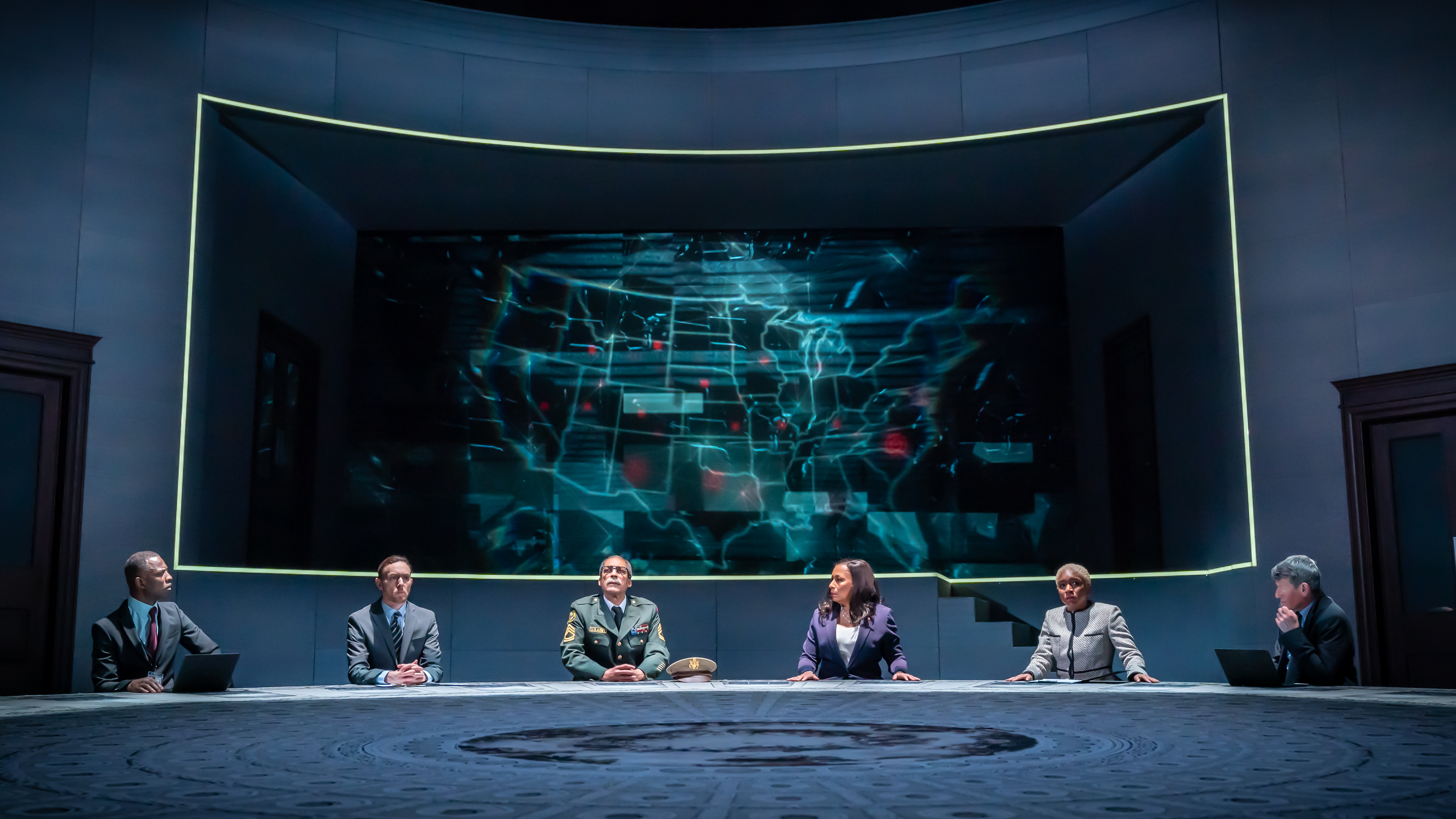 The 47th, Tamara Tunie, Old Vic Theatre, Photograph by Marc Brenner