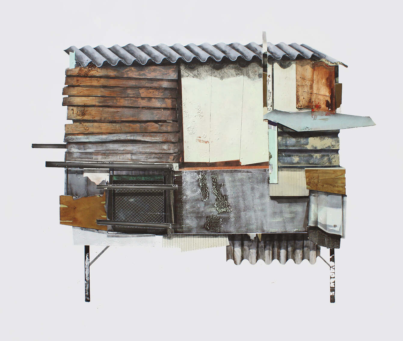 1X, acrylics and oil on canvas, 180 x 220 cm, 2017