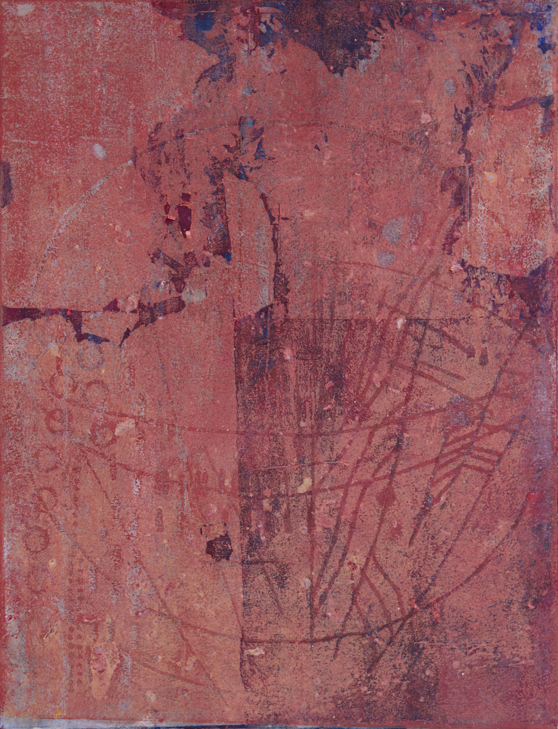 Civilisation II | Acrylic Paint, Ricepaper on Canvas | 60x80cm