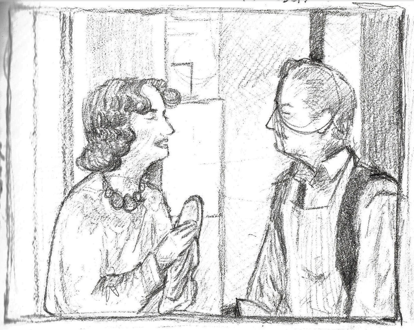 (my man godfrey)  though my man godfrey is a well known screwball comedy, it’s still a romance and has one or two casually intimate moments that i enjoyed. irene is drying dishes, something she’s probably never even considered doing before, just to spend time with godfrey. the way she begins vigorously drying the plates after finding out he’s available- she’s very obviously in love with him, but it’s shown in a sort of childlike way.