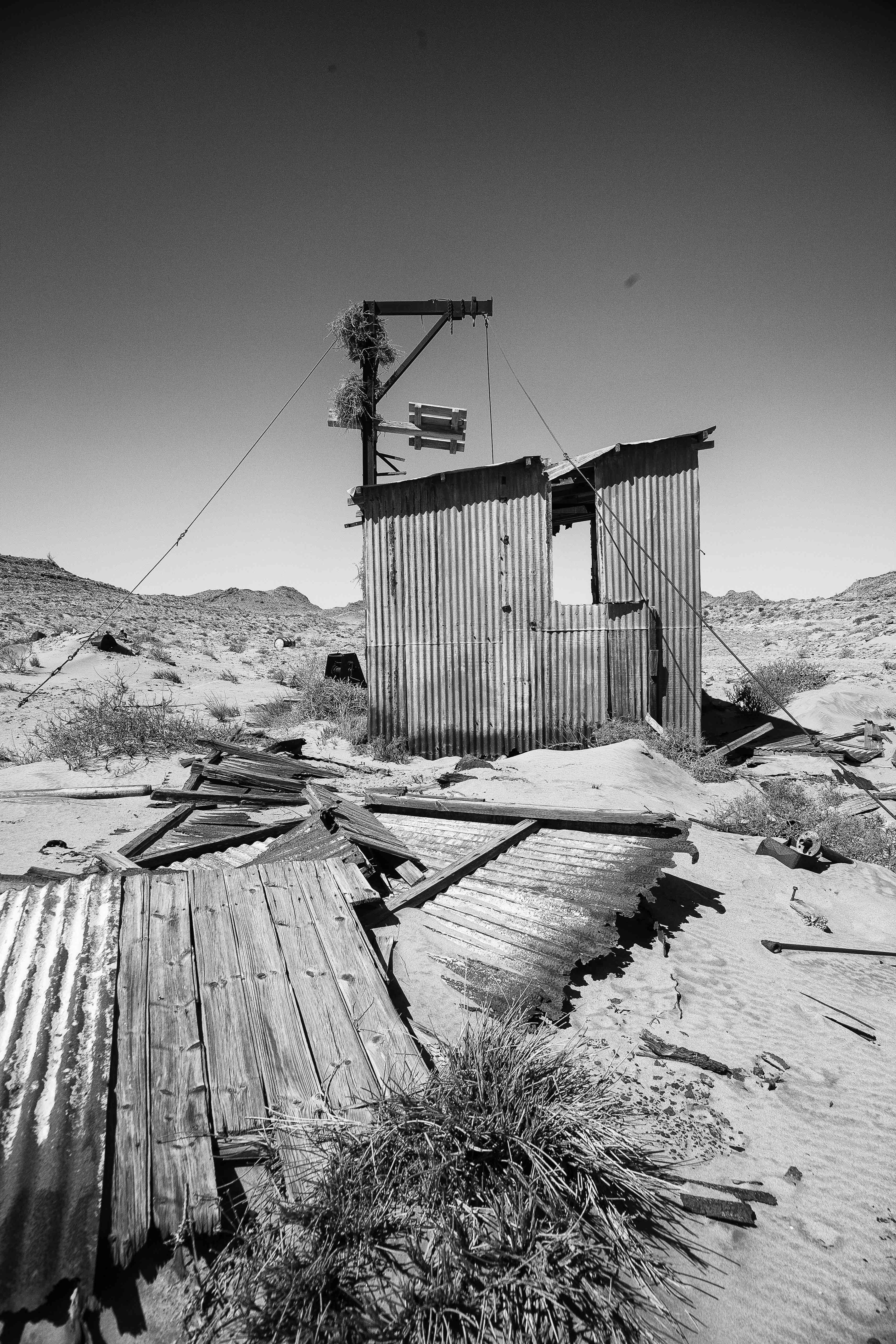 Abandoned diamond mine, Namibia