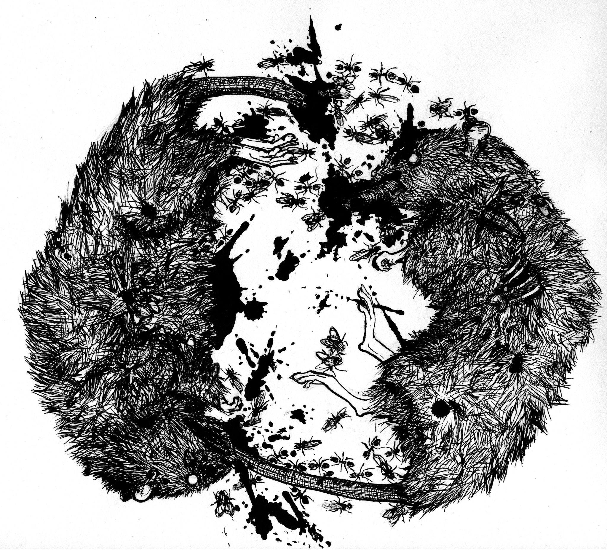 Cover art for Pyrrhon's 2012 demo EP