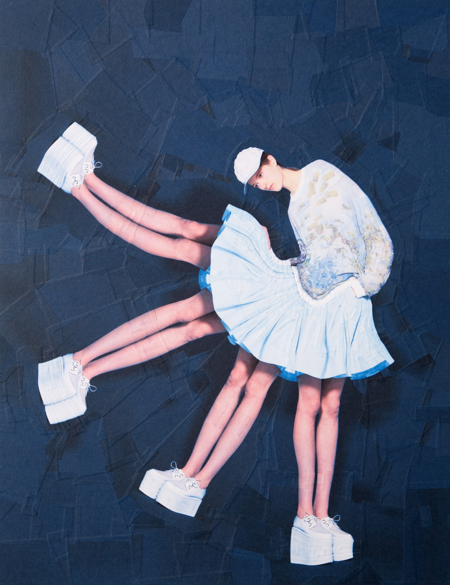 Steven Tai SS14 reworking, 2013, 10 x 14 inches