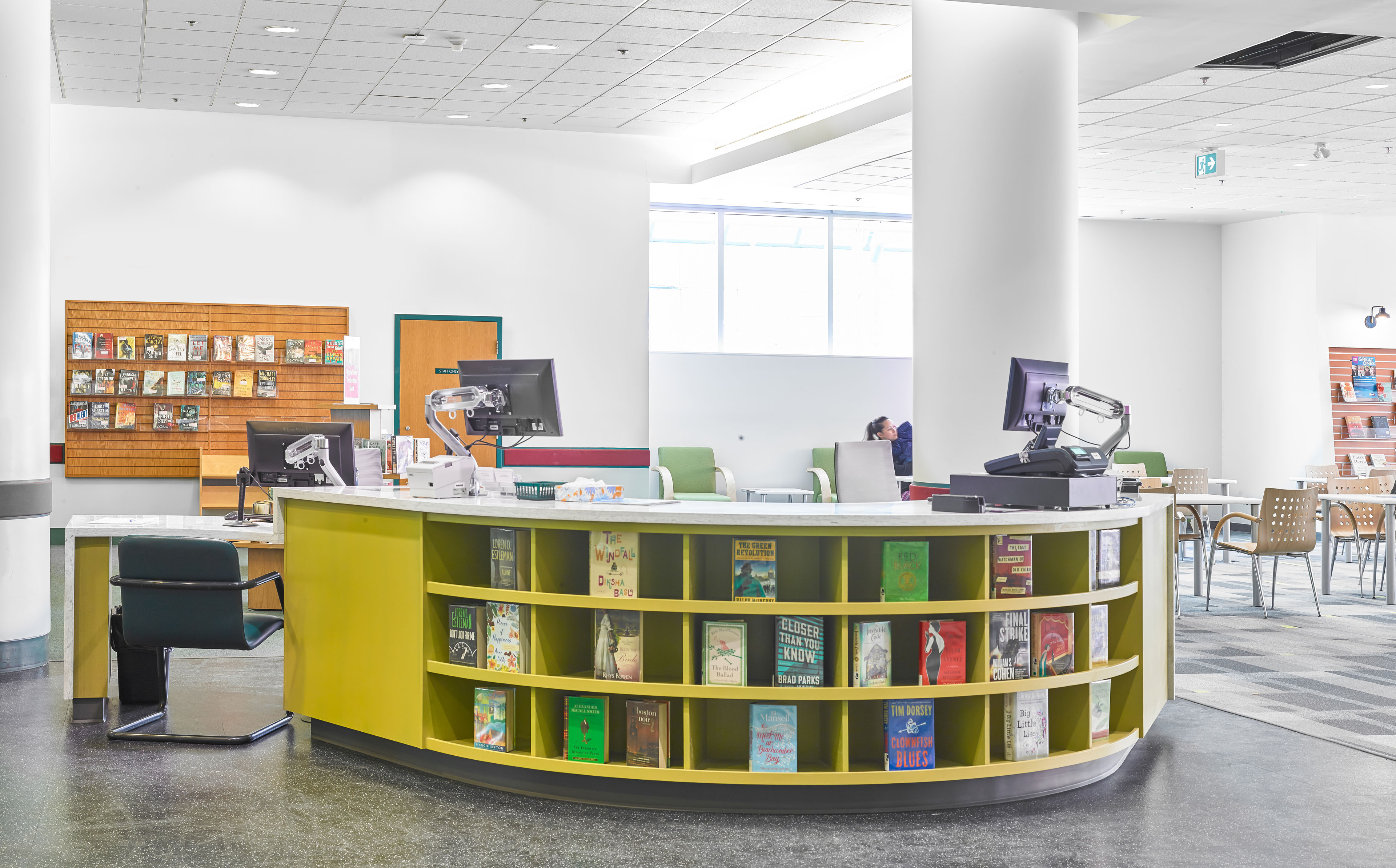 New circulation desk
