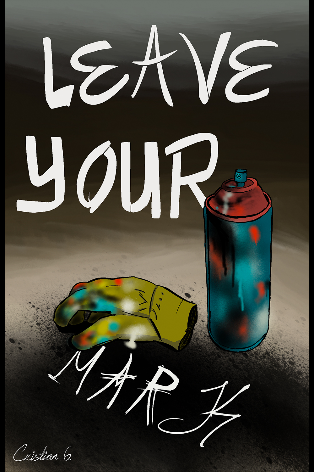 Leave Your Mark, digital media, 1668 x 2388 pixels, 2022
