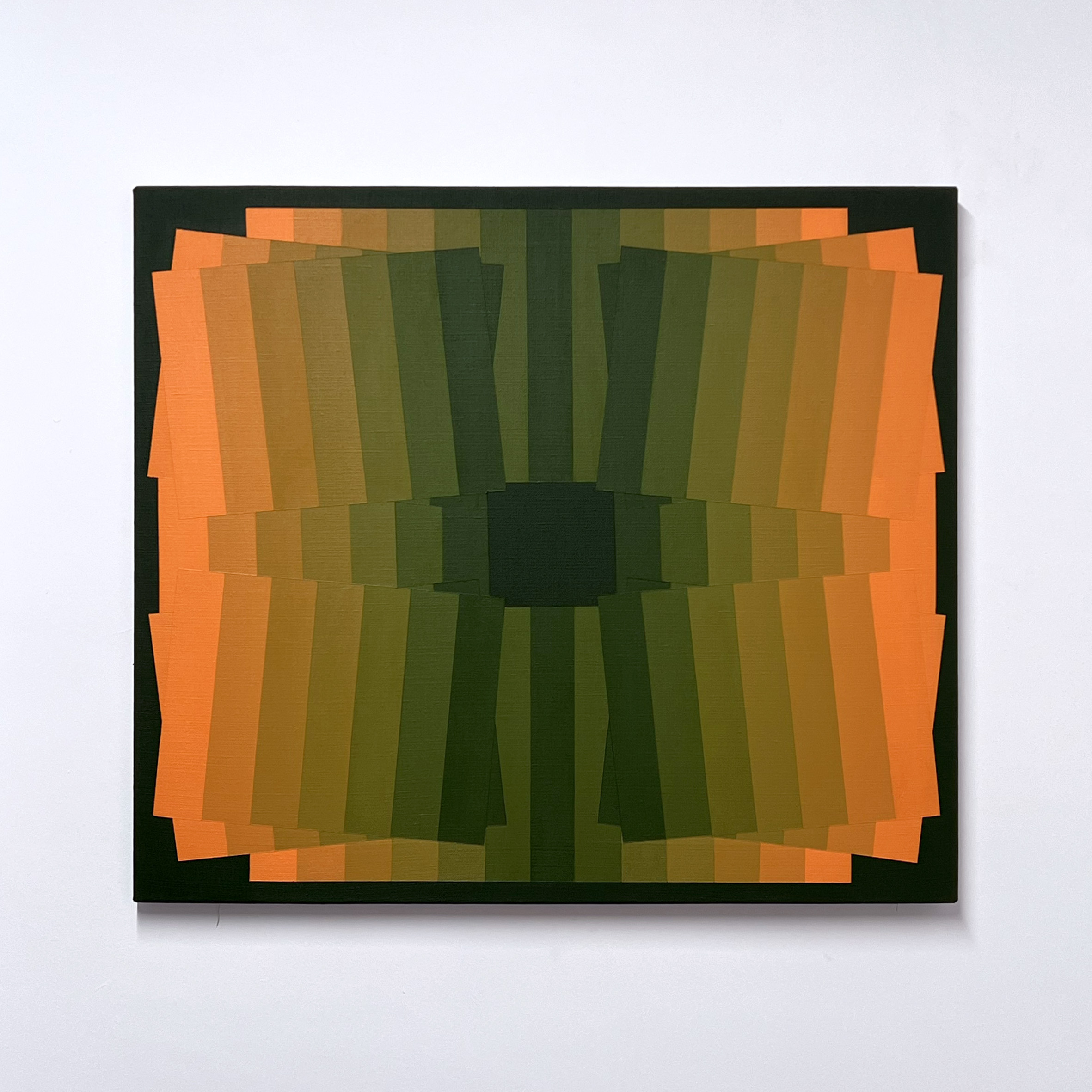 Machbands (chroma) LXIX, 61cm x 71cm, acrylic on linen