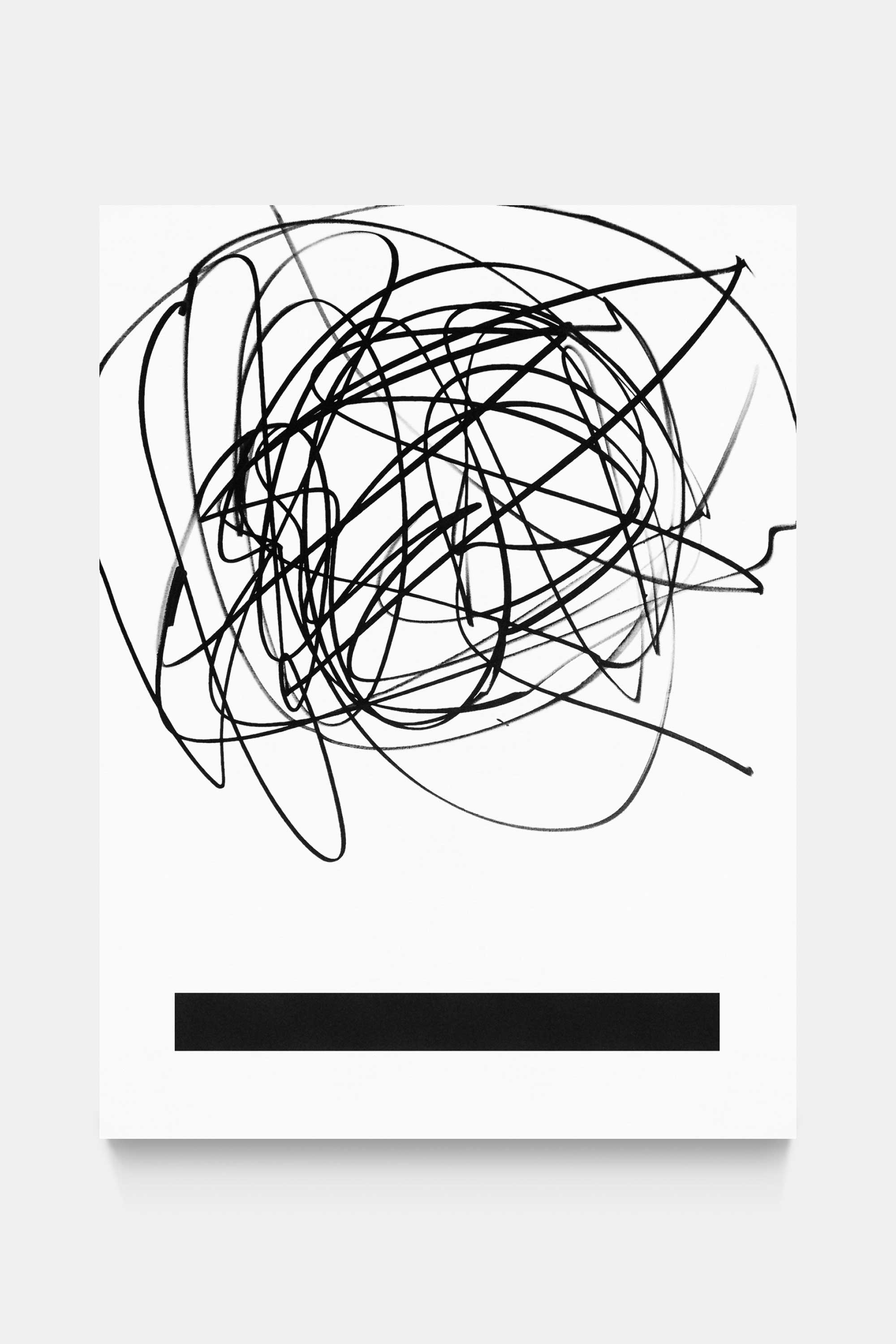 Two lines, 2015. Acrylic paint on canvas. 97&#160;×&#160;130&#160;cm.