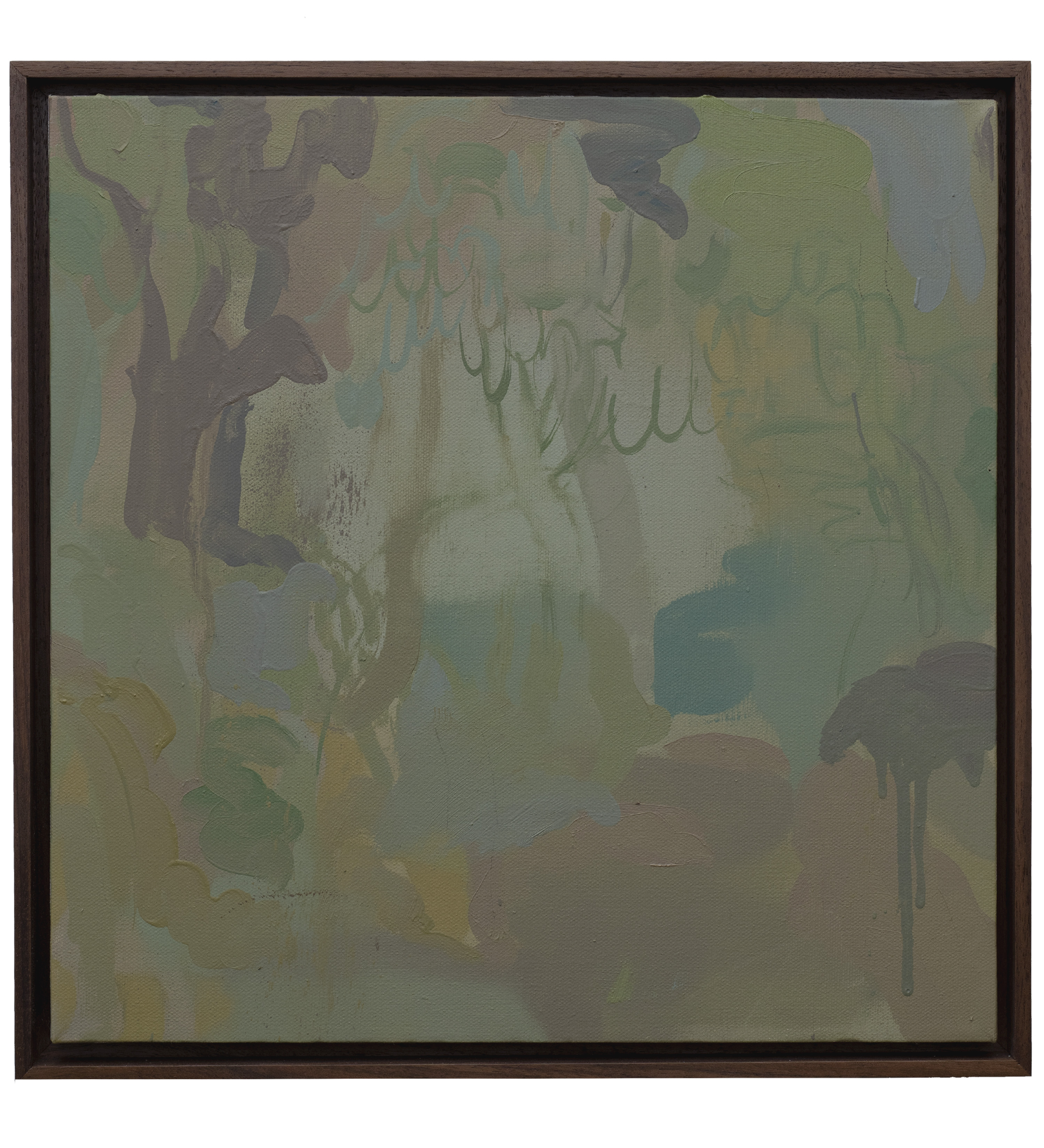 Hurry on Sundown, Oil on Canvas, 14 x 14," 2018