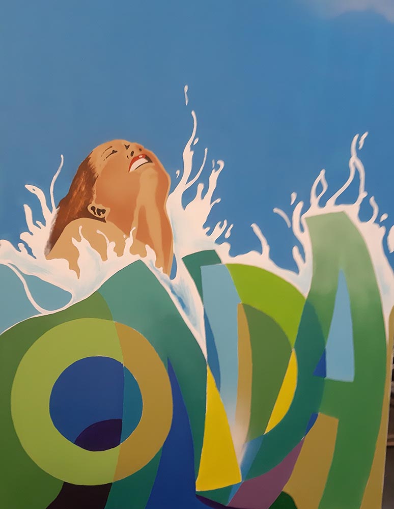 ONDA - Acrílica sobre tela 1,40 x 1,0m