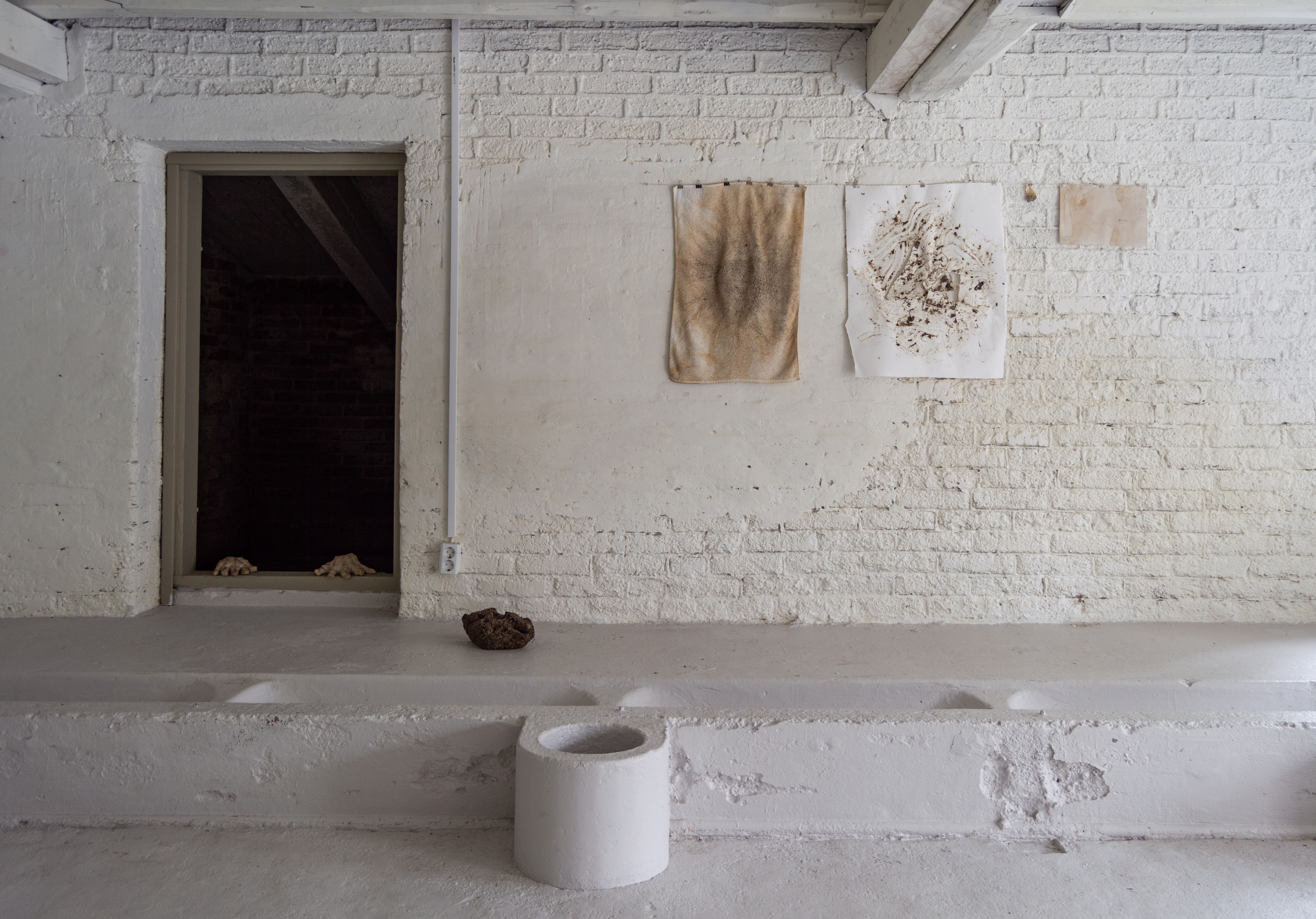 I can’t help hearing it in my head: is it ripe? Here, try some, installation view, 2025.