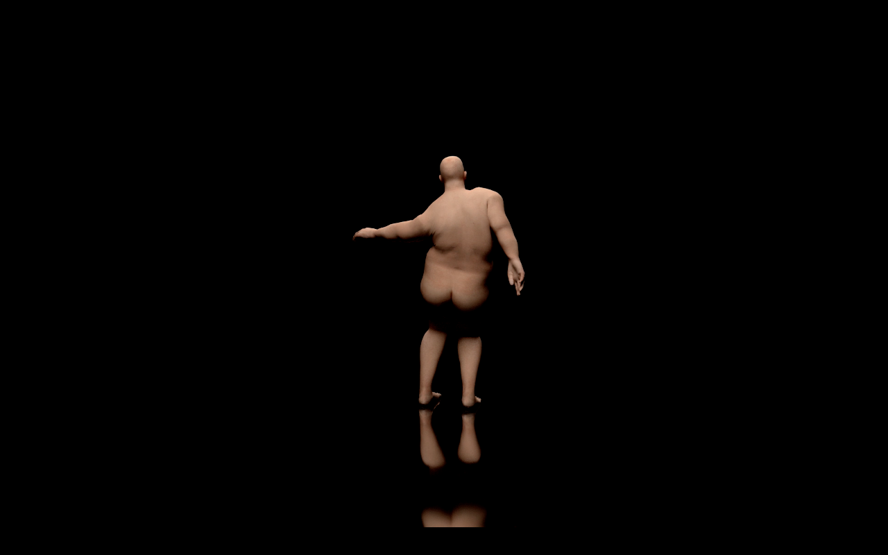 Fat Guy Dancing by Daan Couzijn