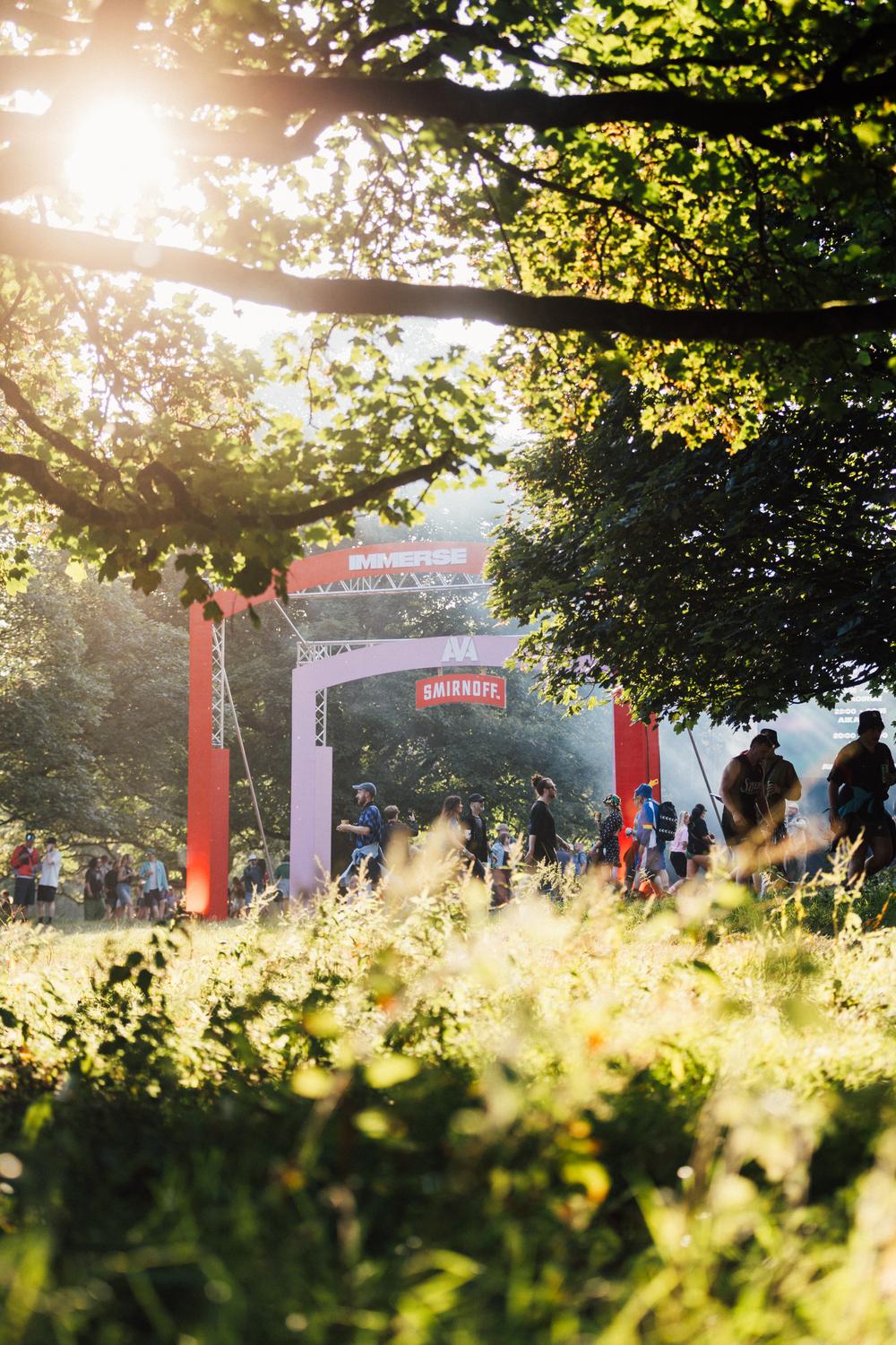 AVA x Smirnoff IMMERSE stage at All Together Now Festival