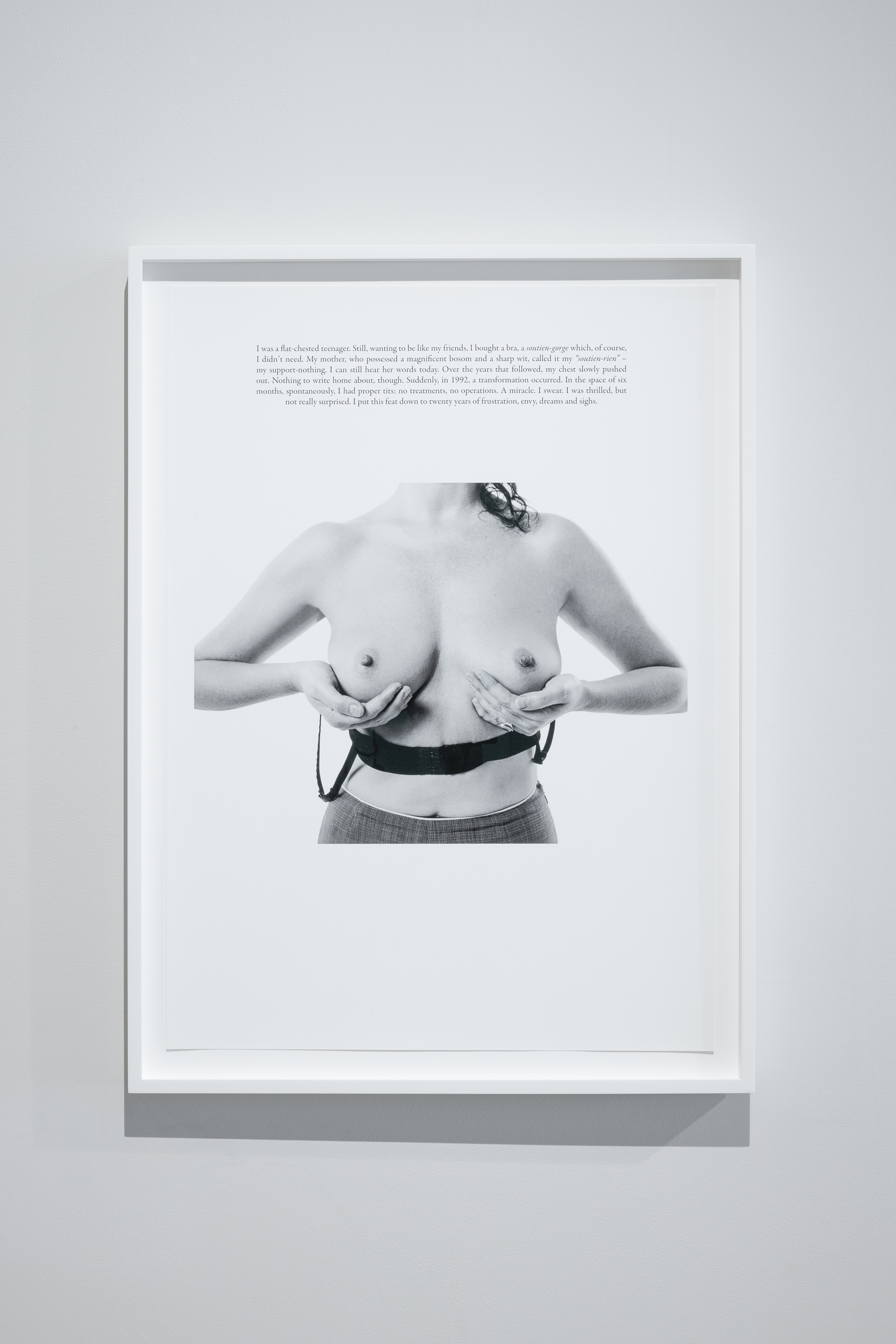 Sophie Calle, &ldquo;The Breasts&rdquo;, 2013, Digital print on fine art 100% cotton paper, 27.5 x 19.6 inches. Image by Rafael Gamo.