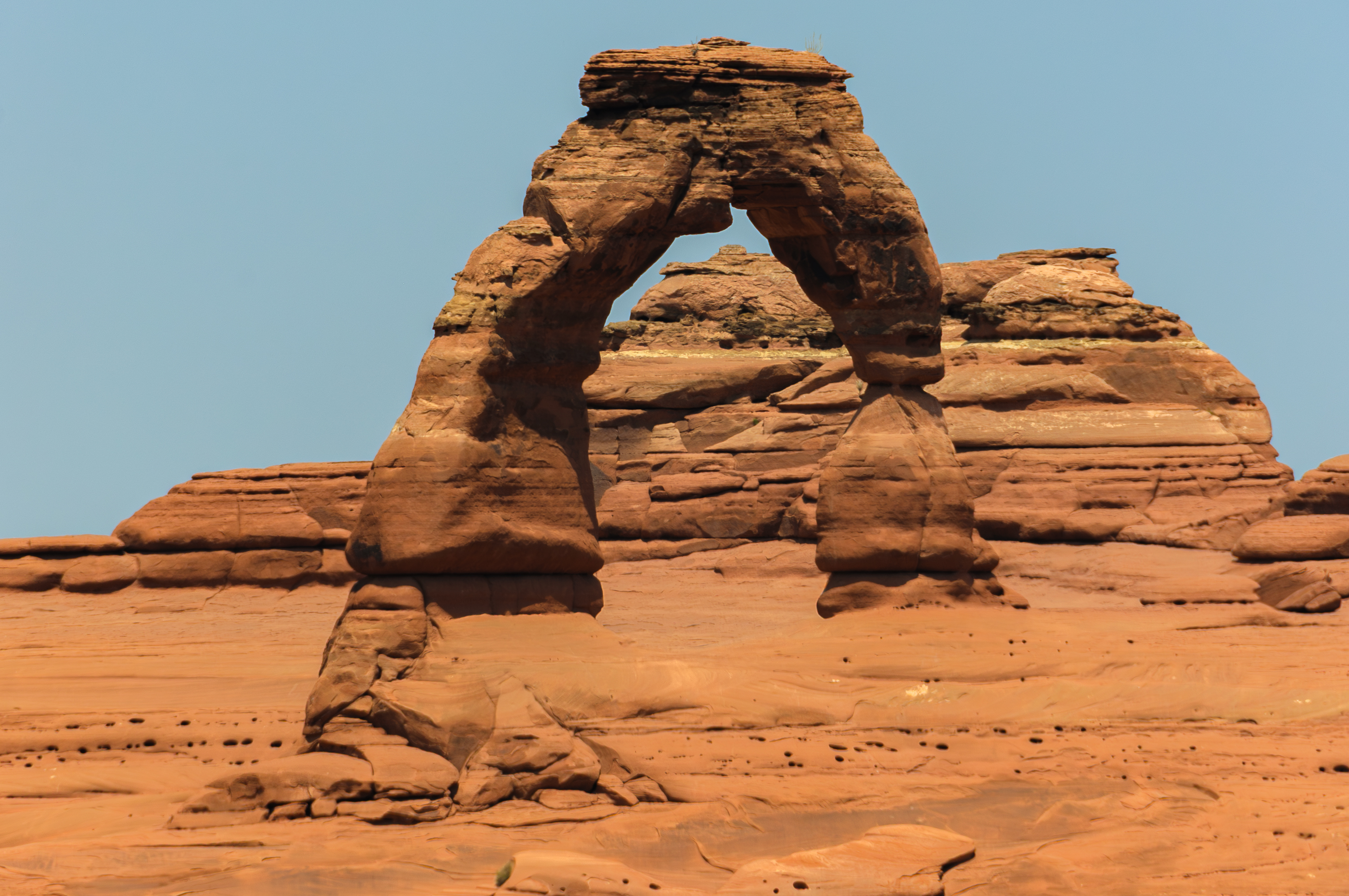 Arches National Park situé dans l' Utah (Delicate Arch). Le parc a vu Indiana Jones, Thelma et Louise ou Star wars.