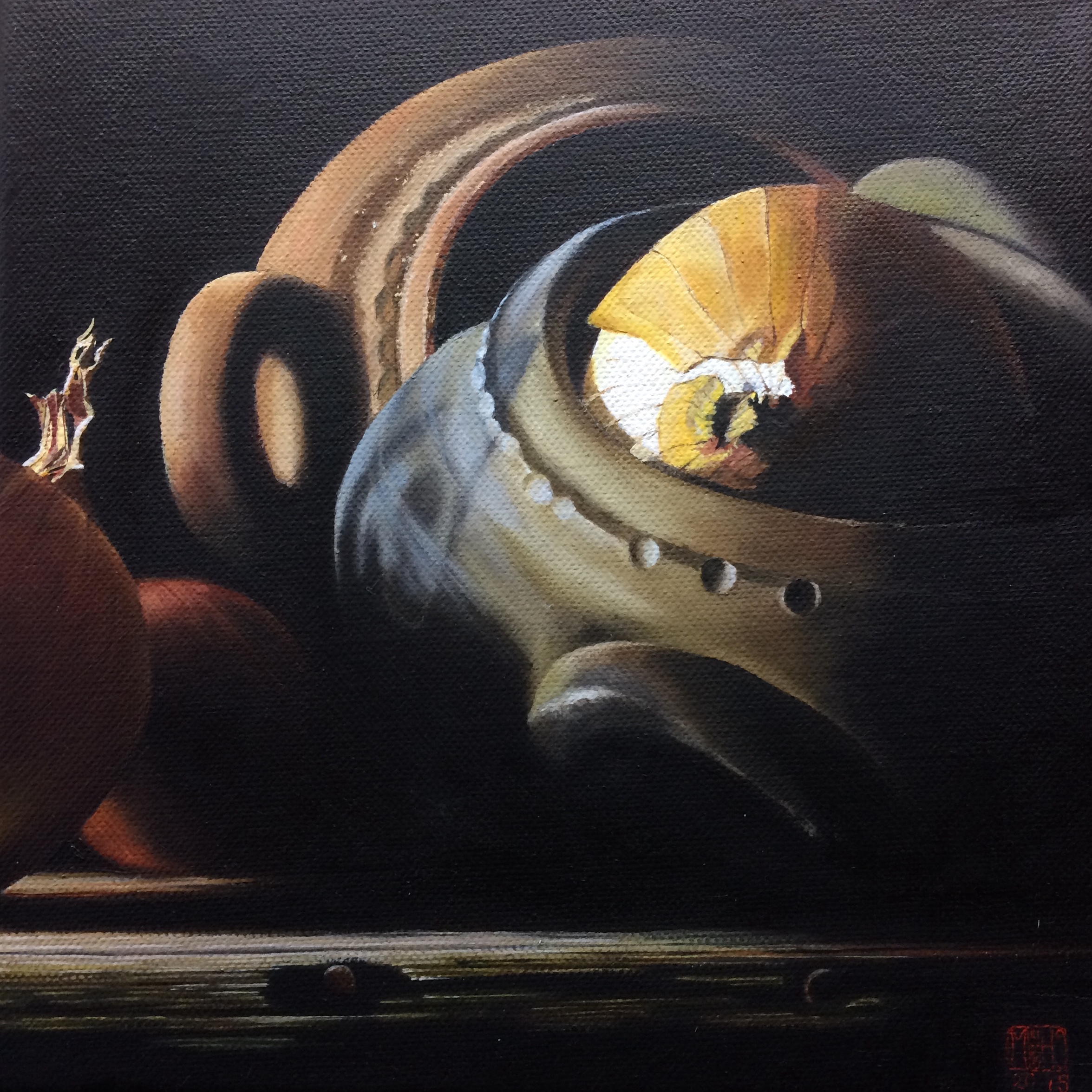 458–Zibälä u Chacheli 320×20 cmÖl auf Leinwand2019︎ Bild kaufen