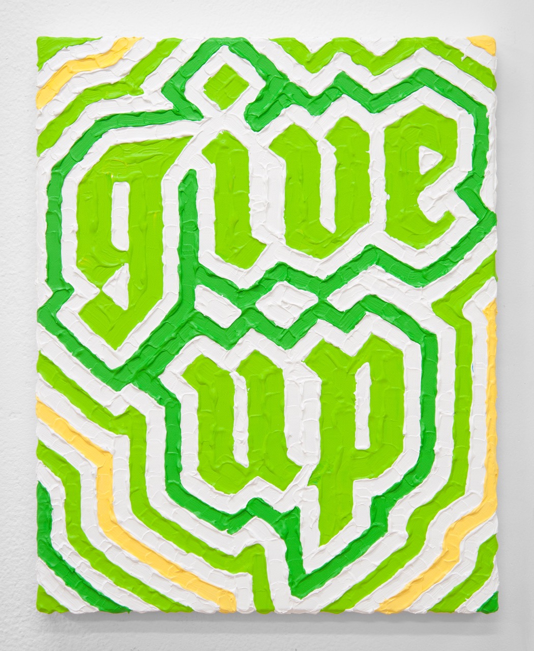 Big Town Small Dreamer (Give Up) Acrylic, canvas 16 x 20 inches 2014