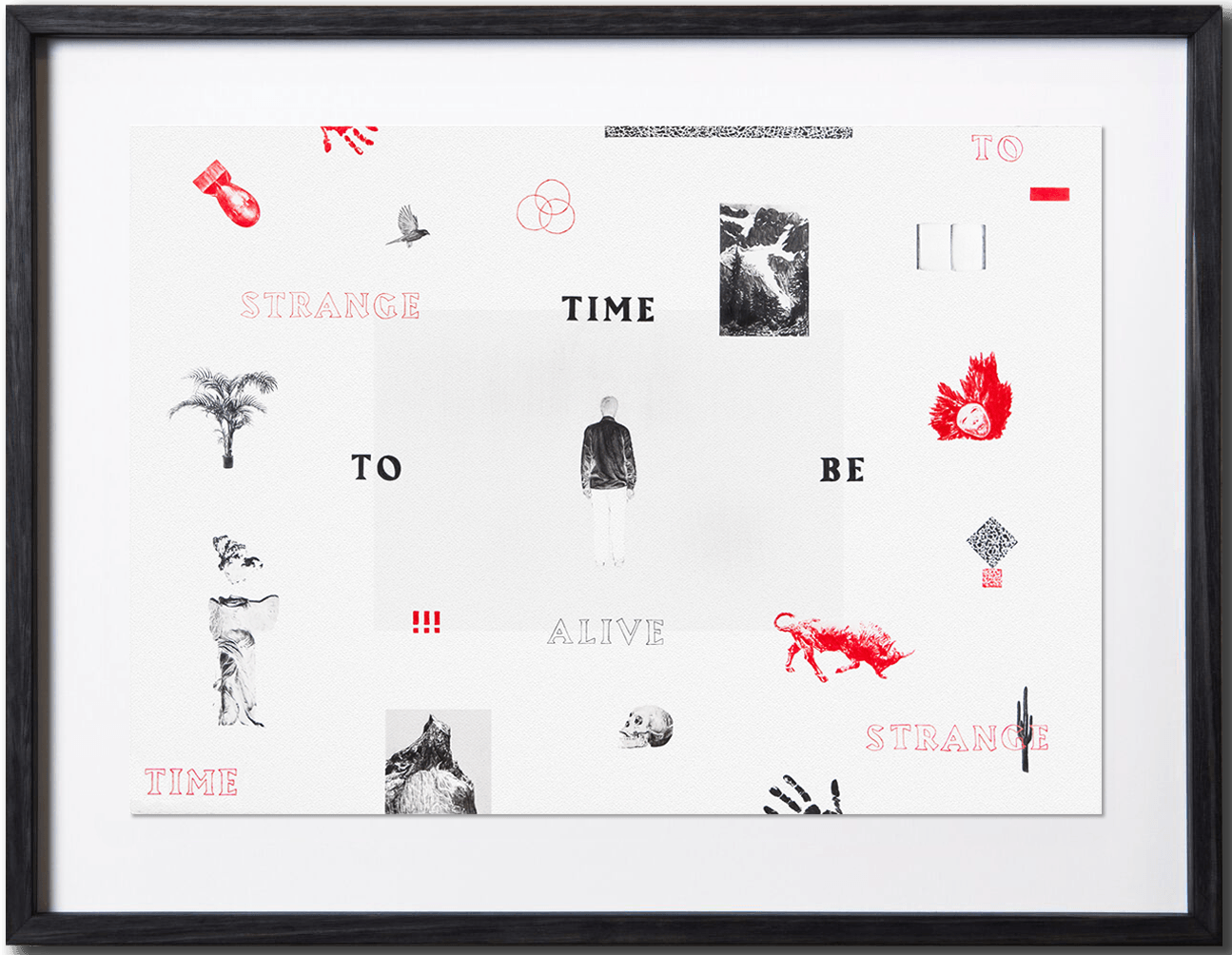 STRANGE TIME  49 x 39cm  SOLD