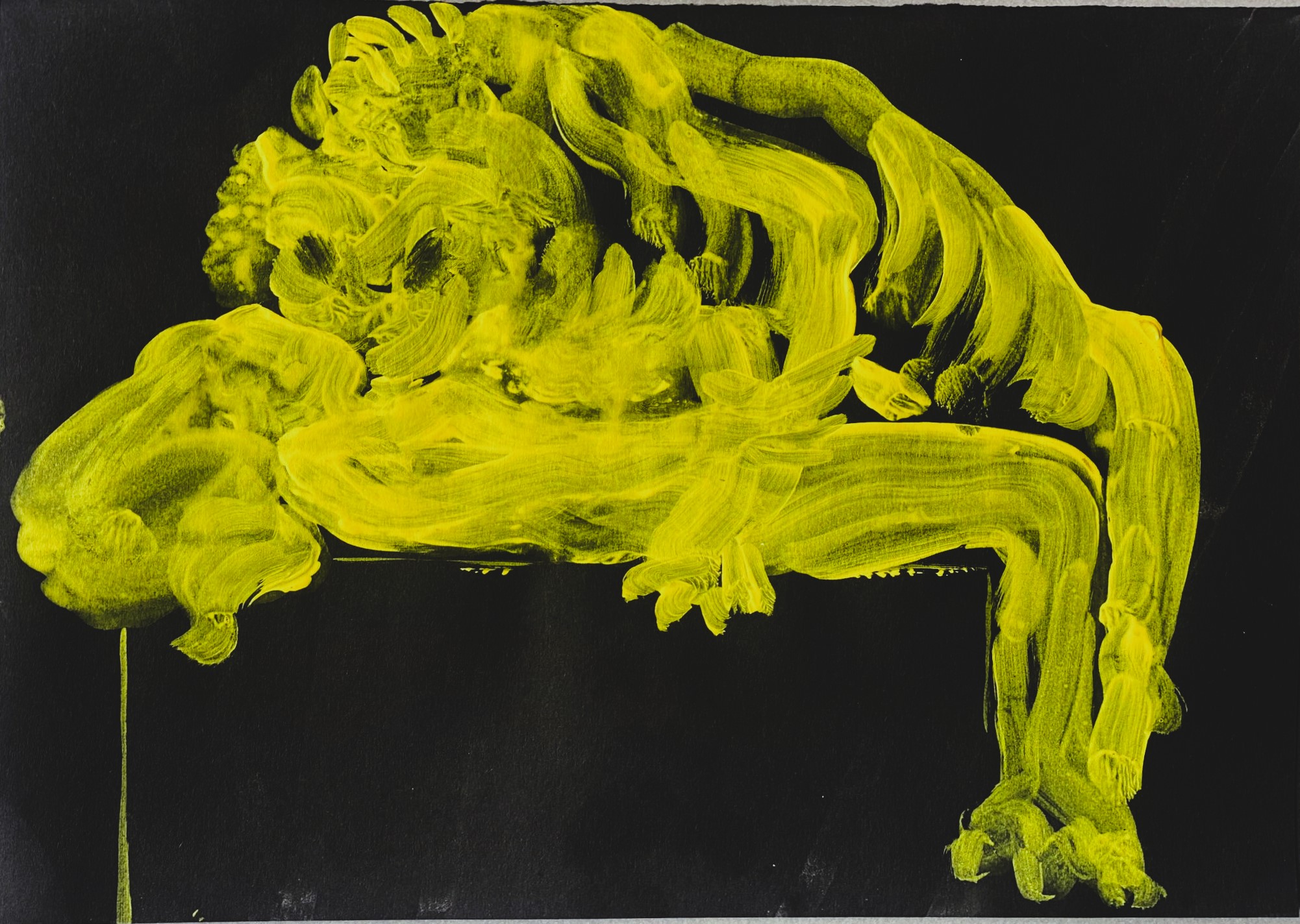 Just Love - Acrylic and Indian Ink on paper - 25x30 cm