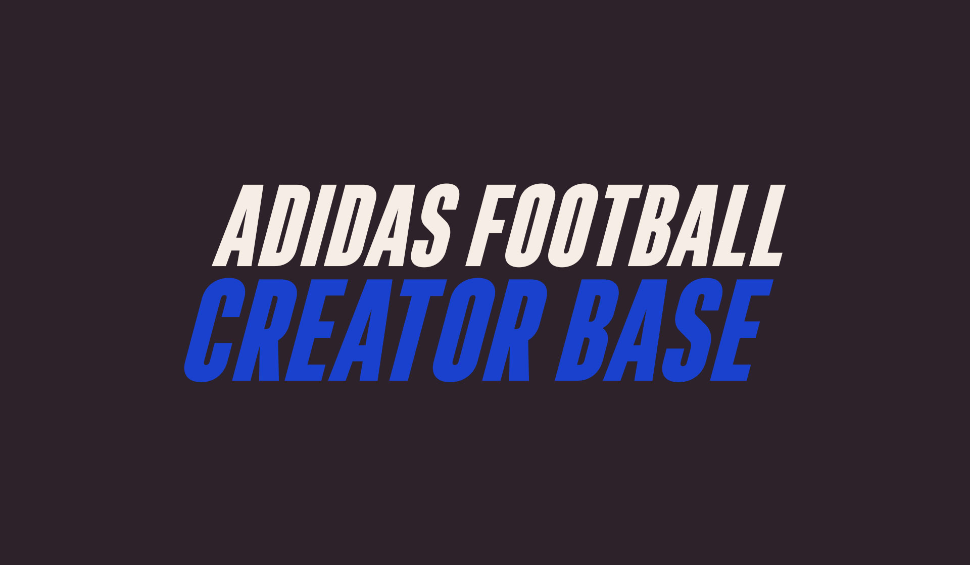 Adidas football creator outlet base