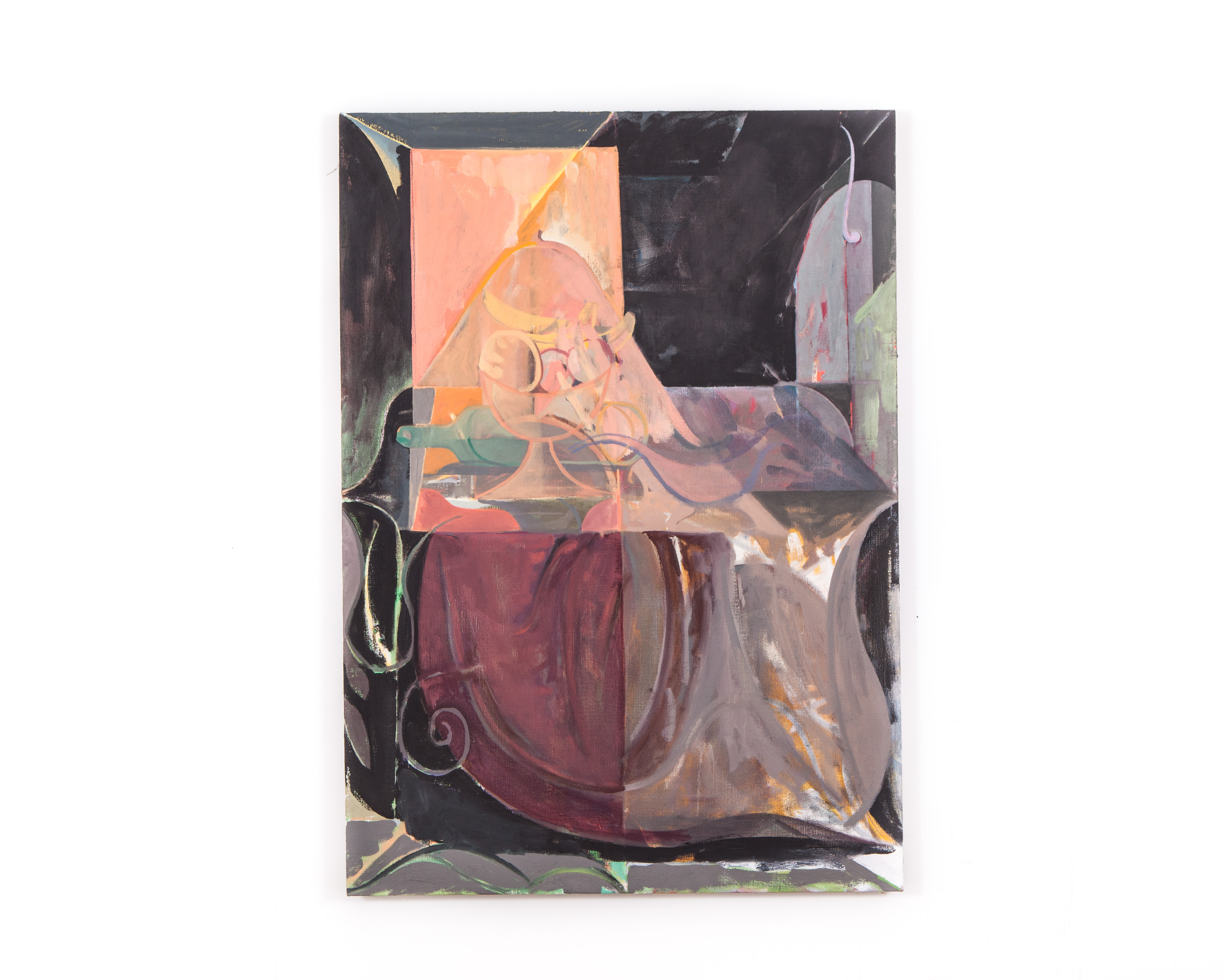 Summer Table in Four Parts, 2016. Oil on Linen, 41"x29"