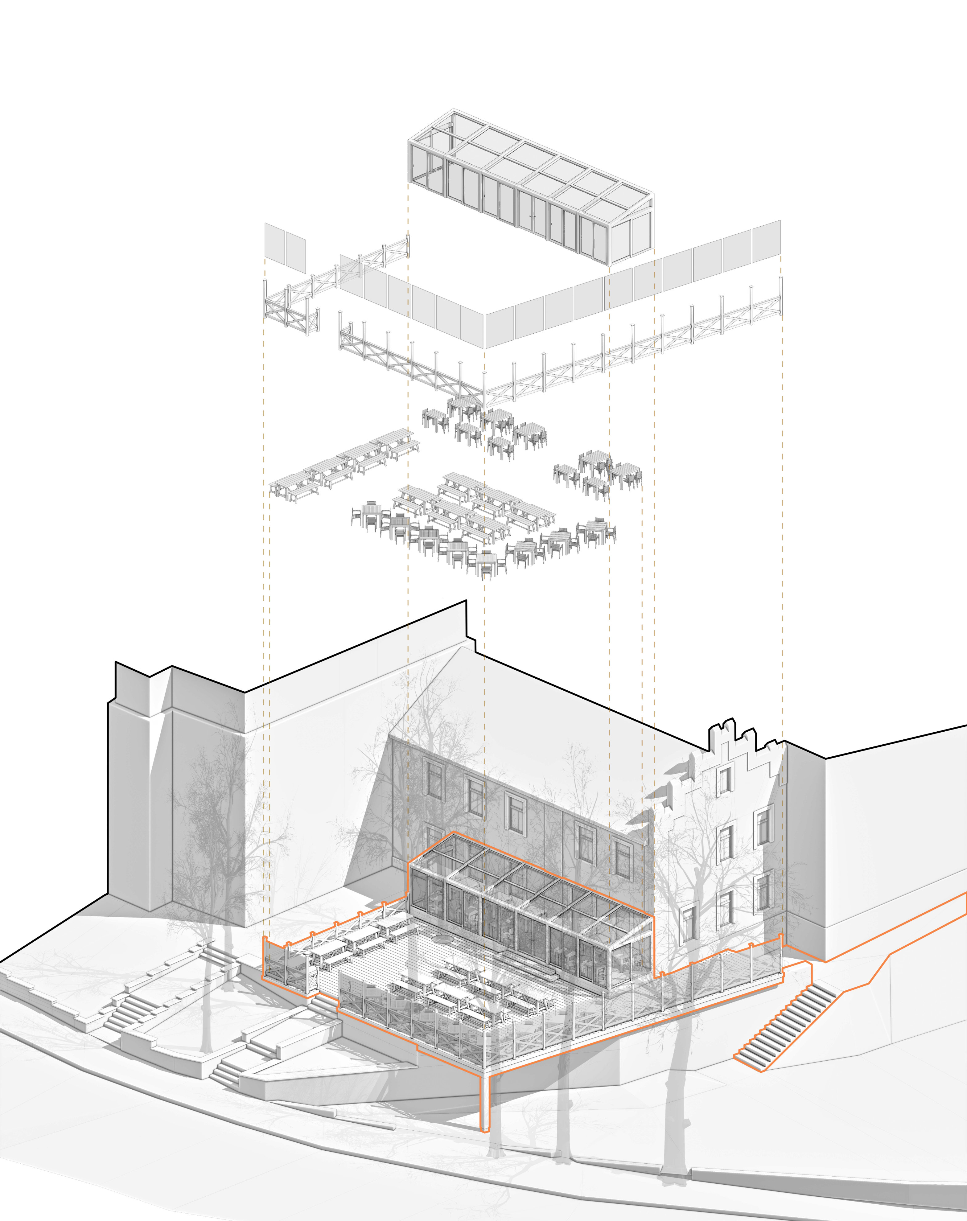 Zahrádka restaurace Pod Lipami