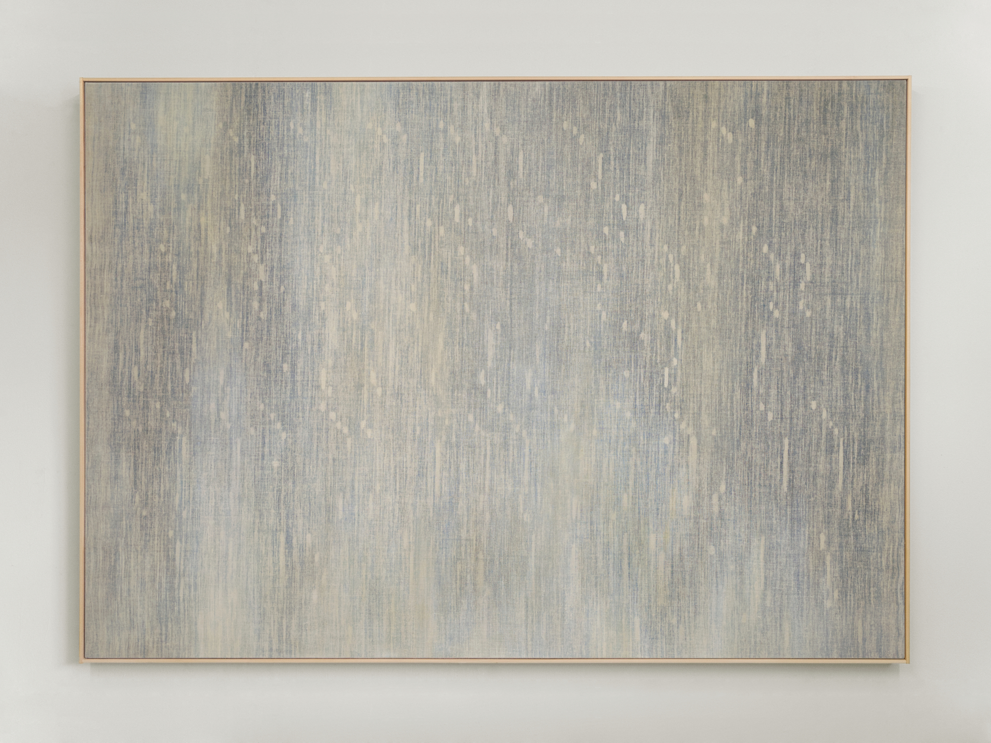 Embers I, acrylic and wax on linen, 140 x 200 cm, 2024