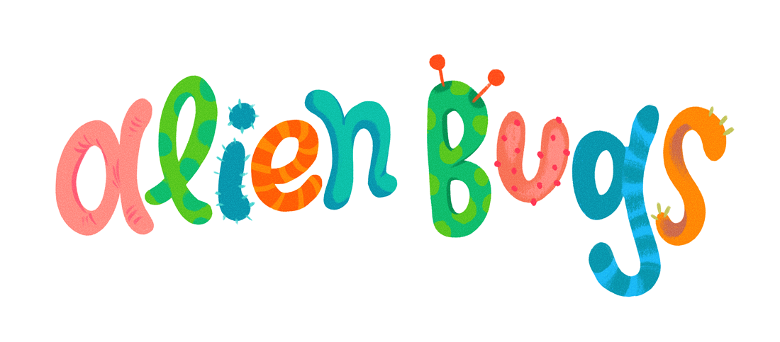 Alien Bugs Lettering