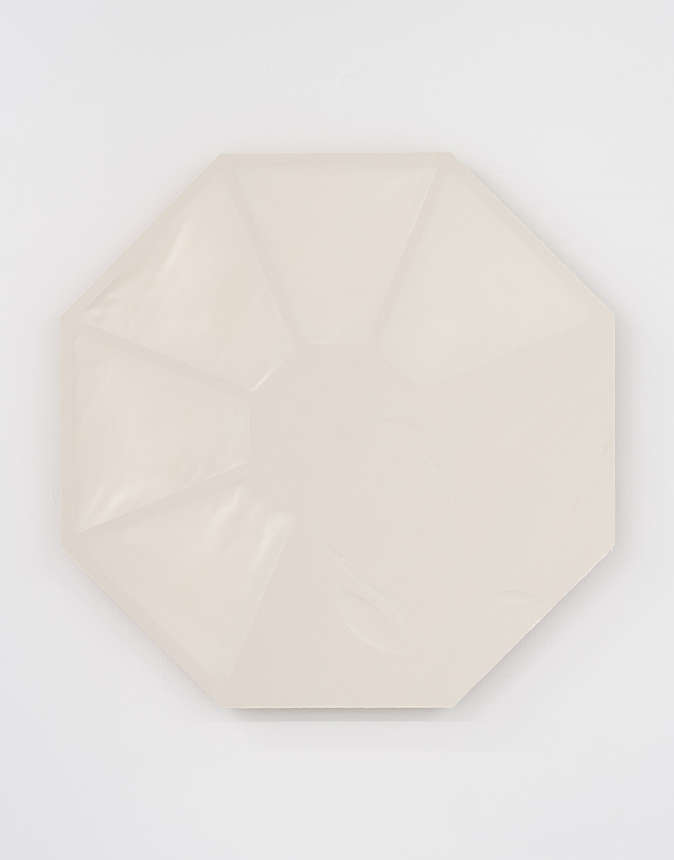 Something Borrowed - Parasol 03, 2024, Silk on board, 34 3/4 x 34 3/4 x 1 1/2 in. (88.3 x 88.3 x 3.8 cm.)